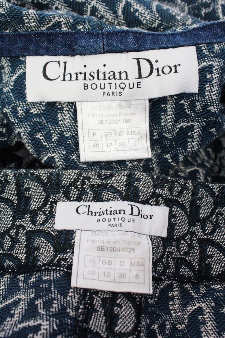 Christian Dior by John Galliano Monogram Set S/S 2000 In Excellent Condition For Sale In Norwich, GB
