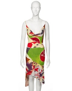 Christian Dior by John Galliano Montage Print Silk Jersey Dress, ss 2003