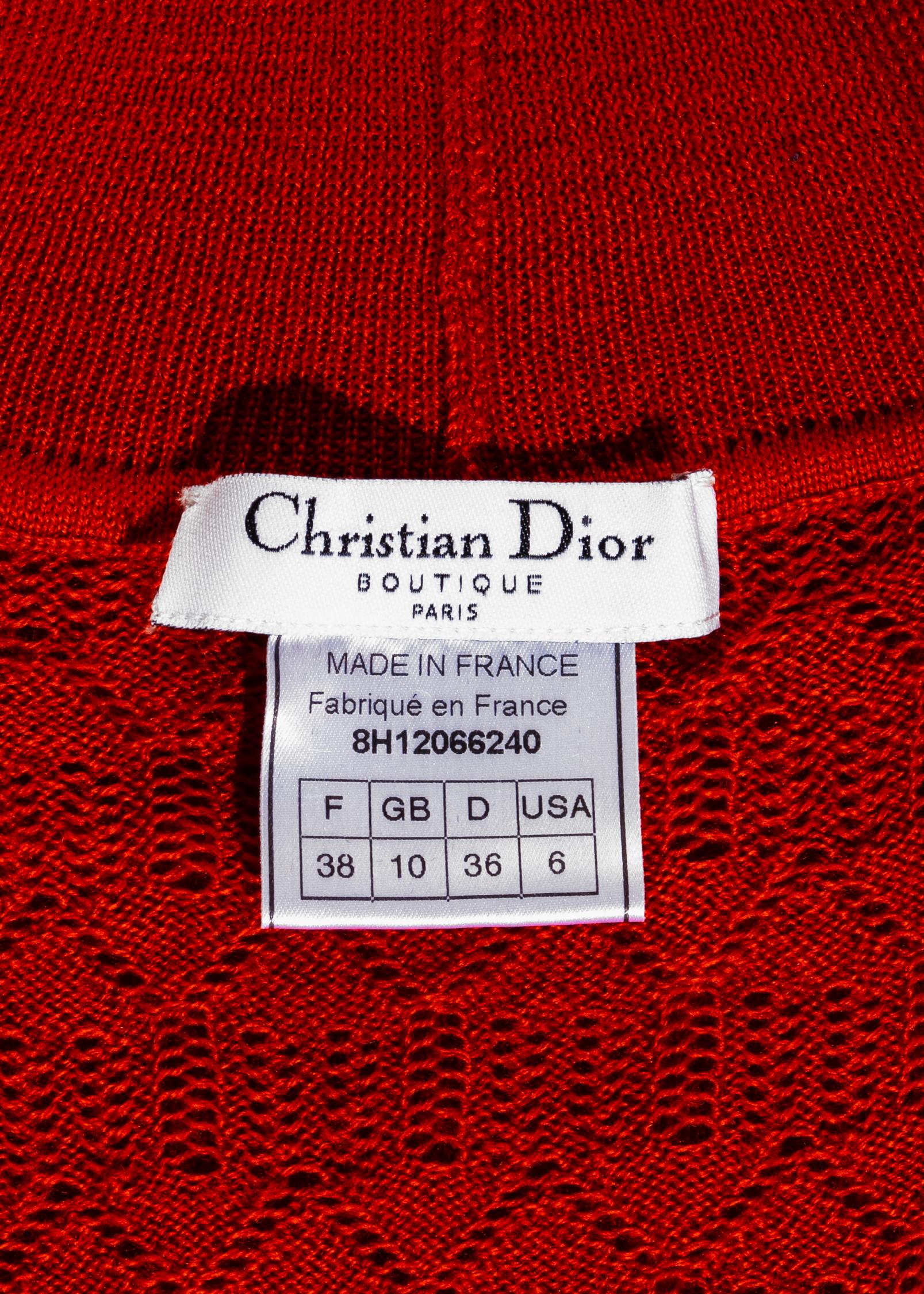 Christian Dior by John Galliano Mehrfarbiges Kleid aus Seide und Spitze, hw 1998 3