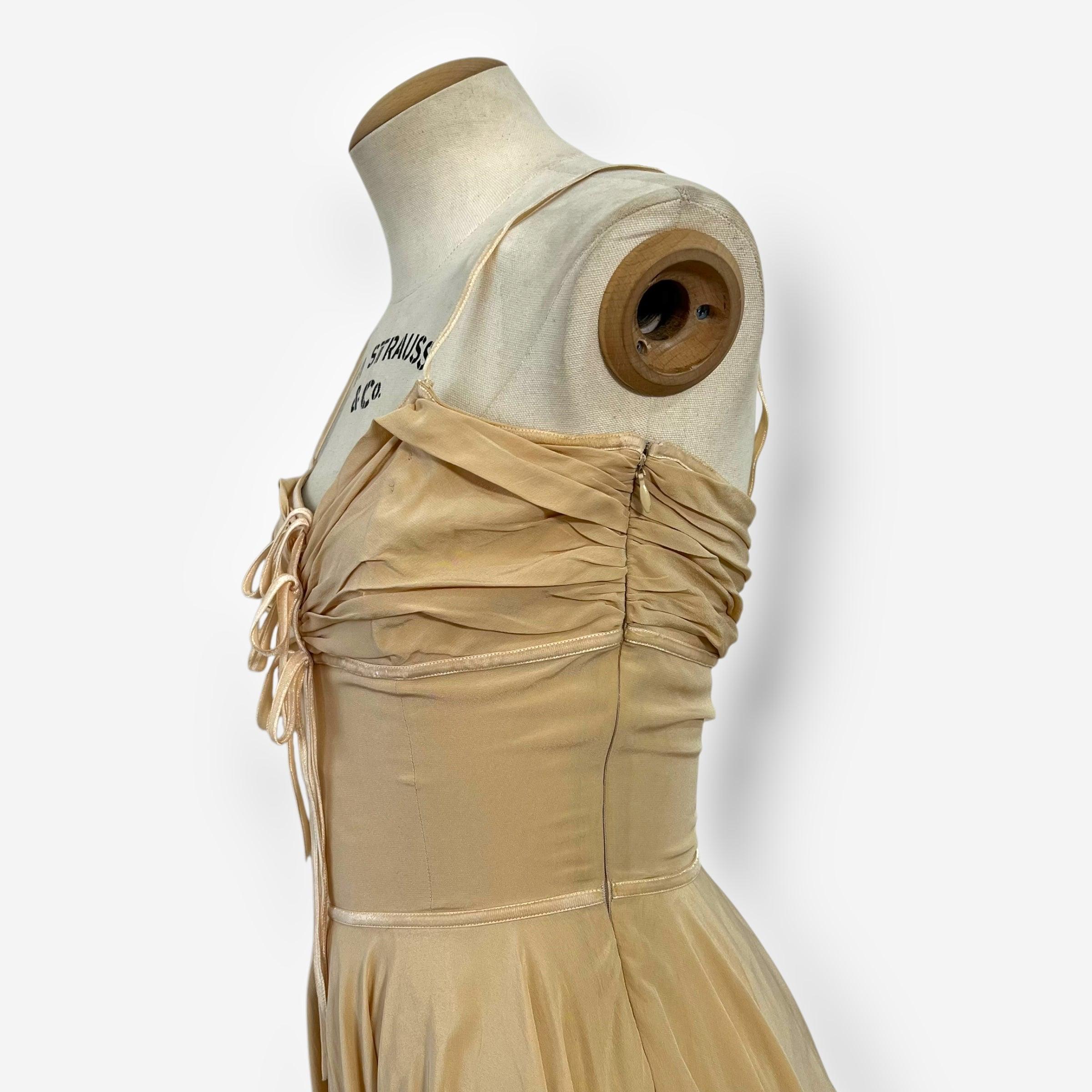 Christian Galliano for Christian Dior, Abito in seta nuda, 2006 in vendita 1