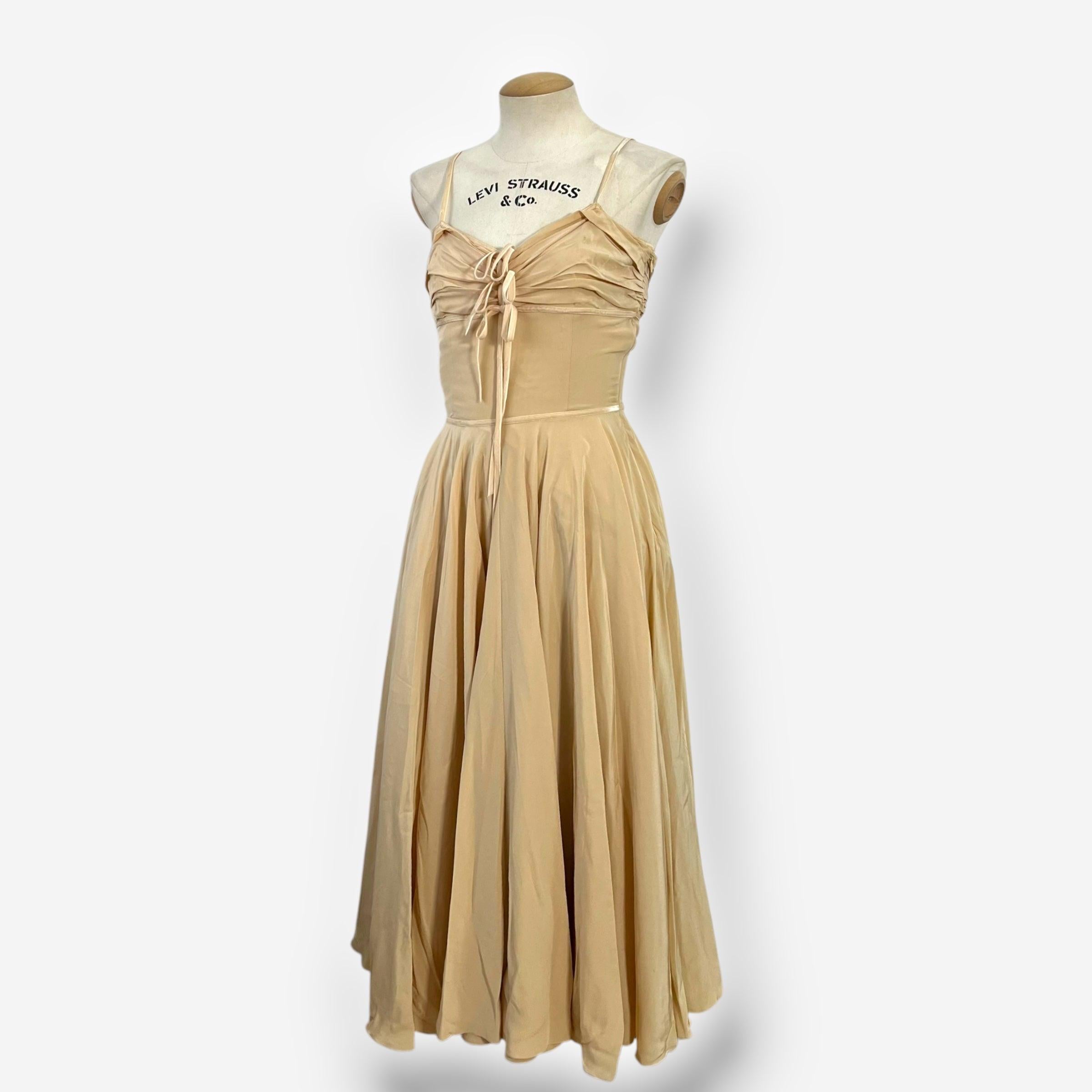 Christian Galliano for Christian Dior, Abito in seta nuda, 2006 in vendita 2