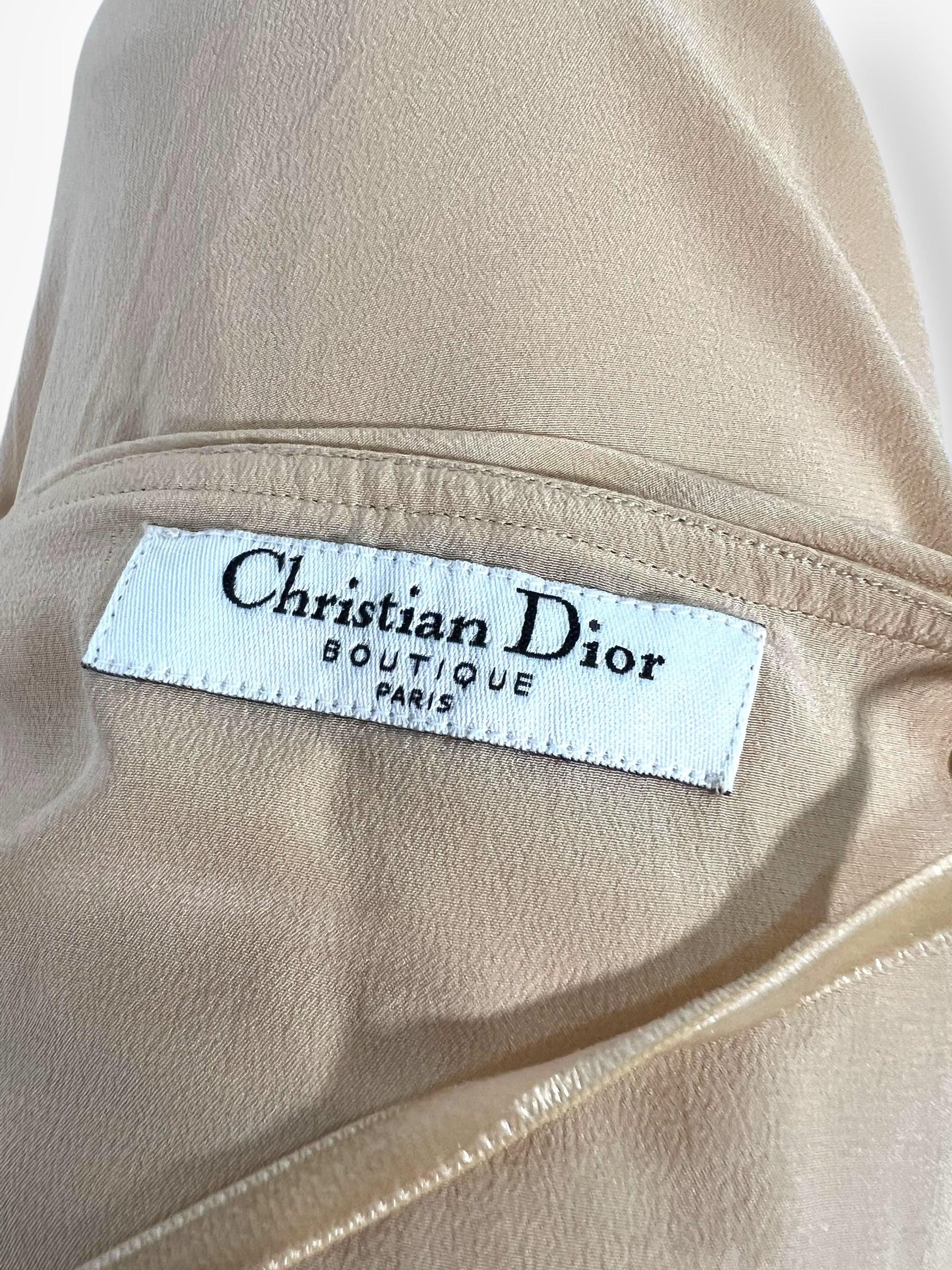 Christian Galliano for Christian Dior, Abito in seta nuda, 2006 in vendita 3