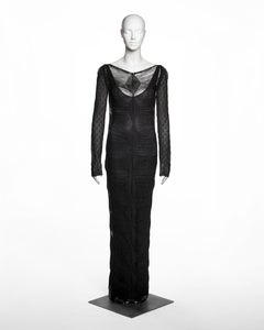 Christian Dior by John Galliano Openwork Viscose Knit Evening Dress, SS 1999