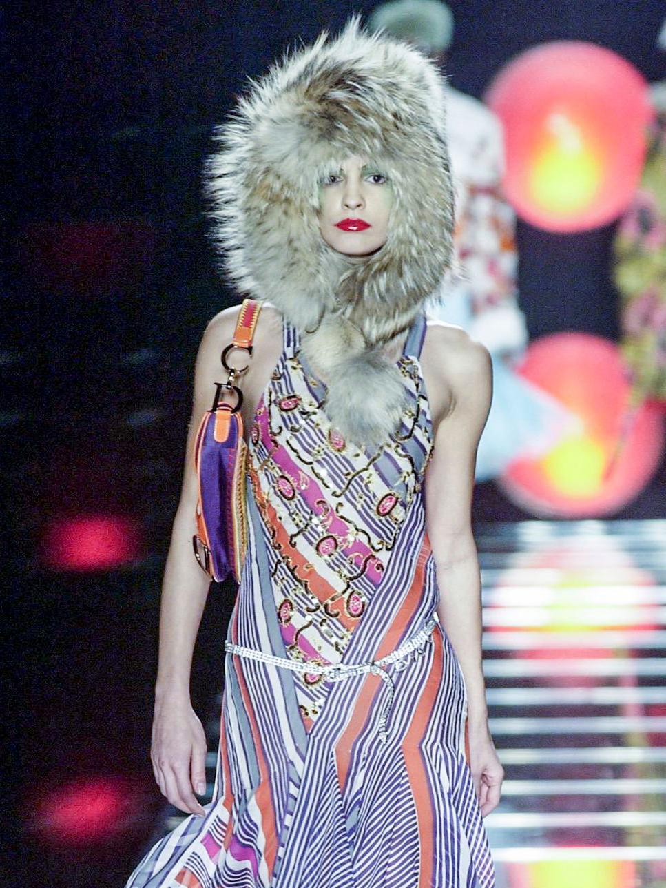 Christian Dior by John Galliano Oversized Coyote Fur Hat, FW 2002 In condizioni ottime a London, GB