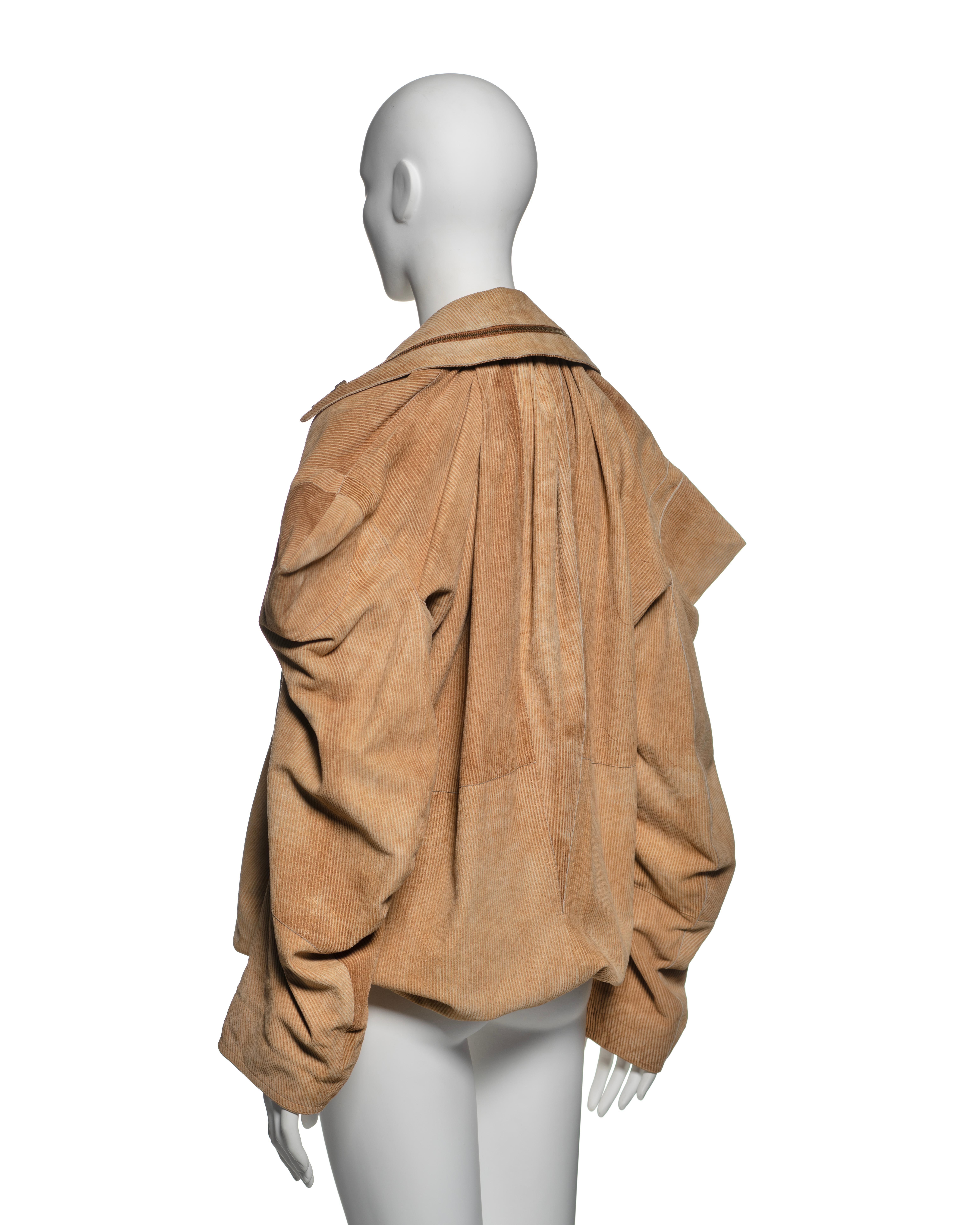 Christian Dior by John Galliano Oversized Goat Leather Jacket, FW 2002 6