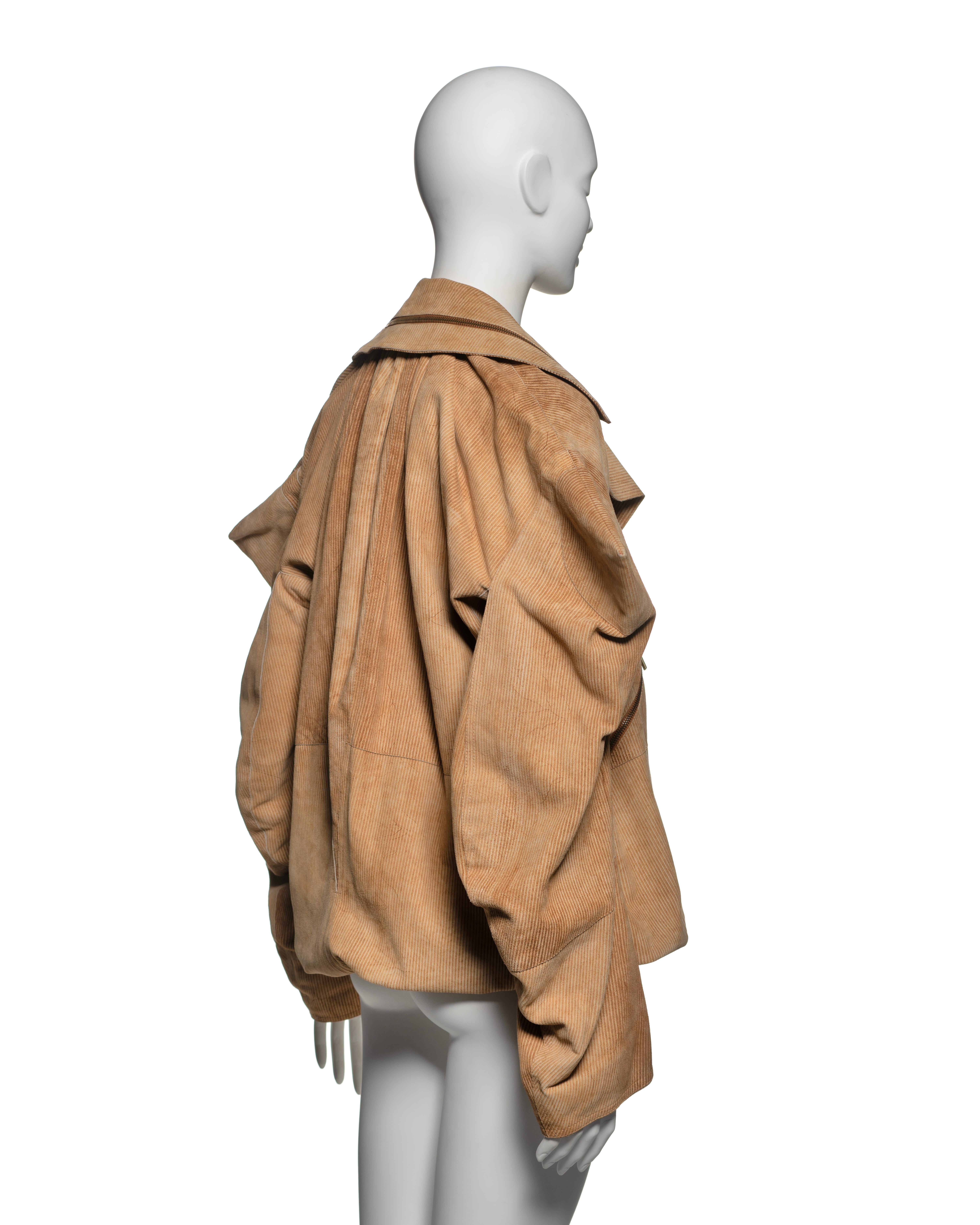 Christian Dior by John Galliano Oversized Goat Leather Jacket, FW 2002 3
