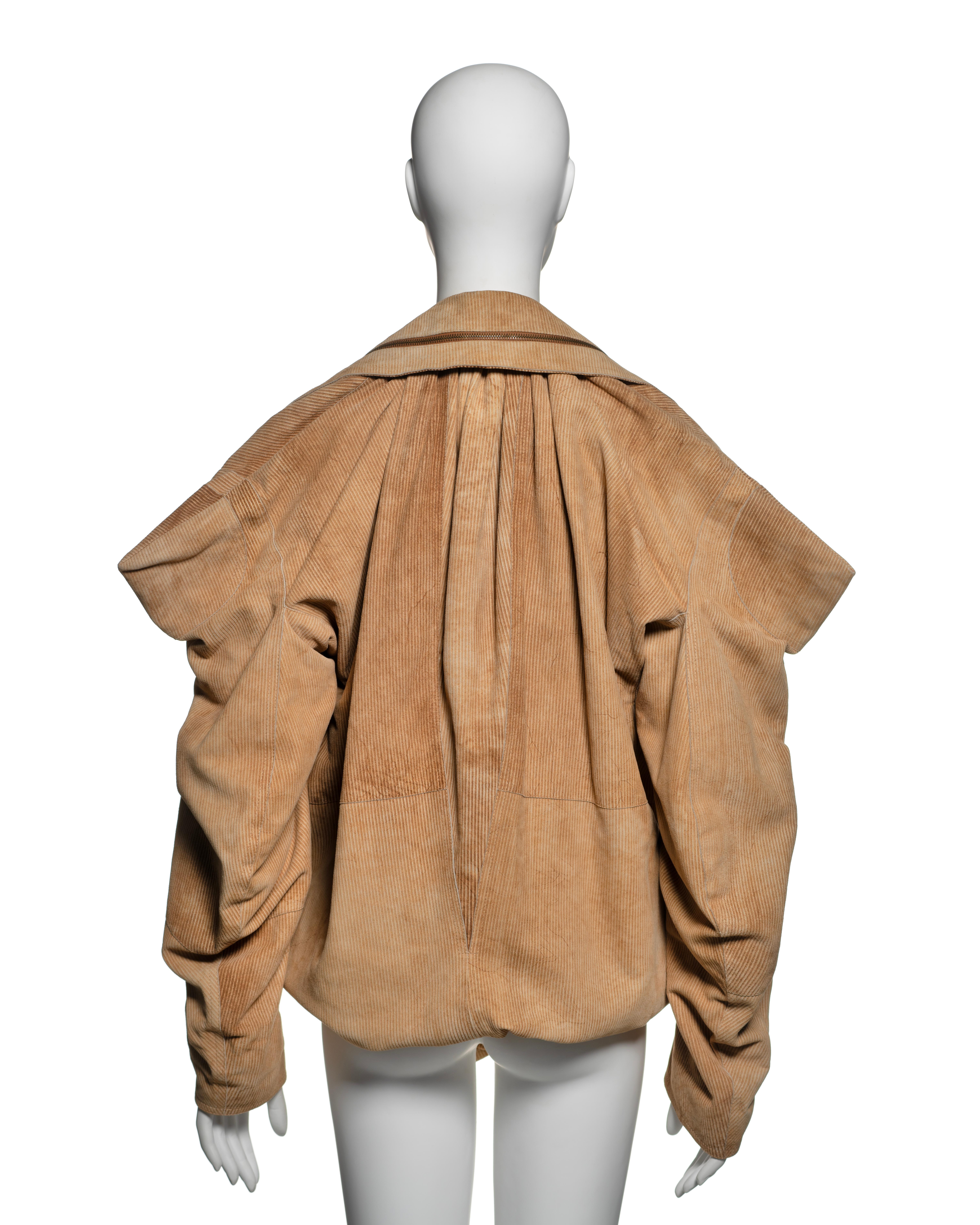 Christian Dior by John Galliano Oversized Goat Leather Jacket, FW 2002 4