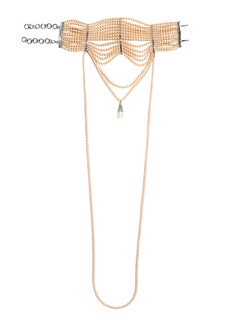 Christian Dior by John Galliano pearl choker necklace, ss 1998