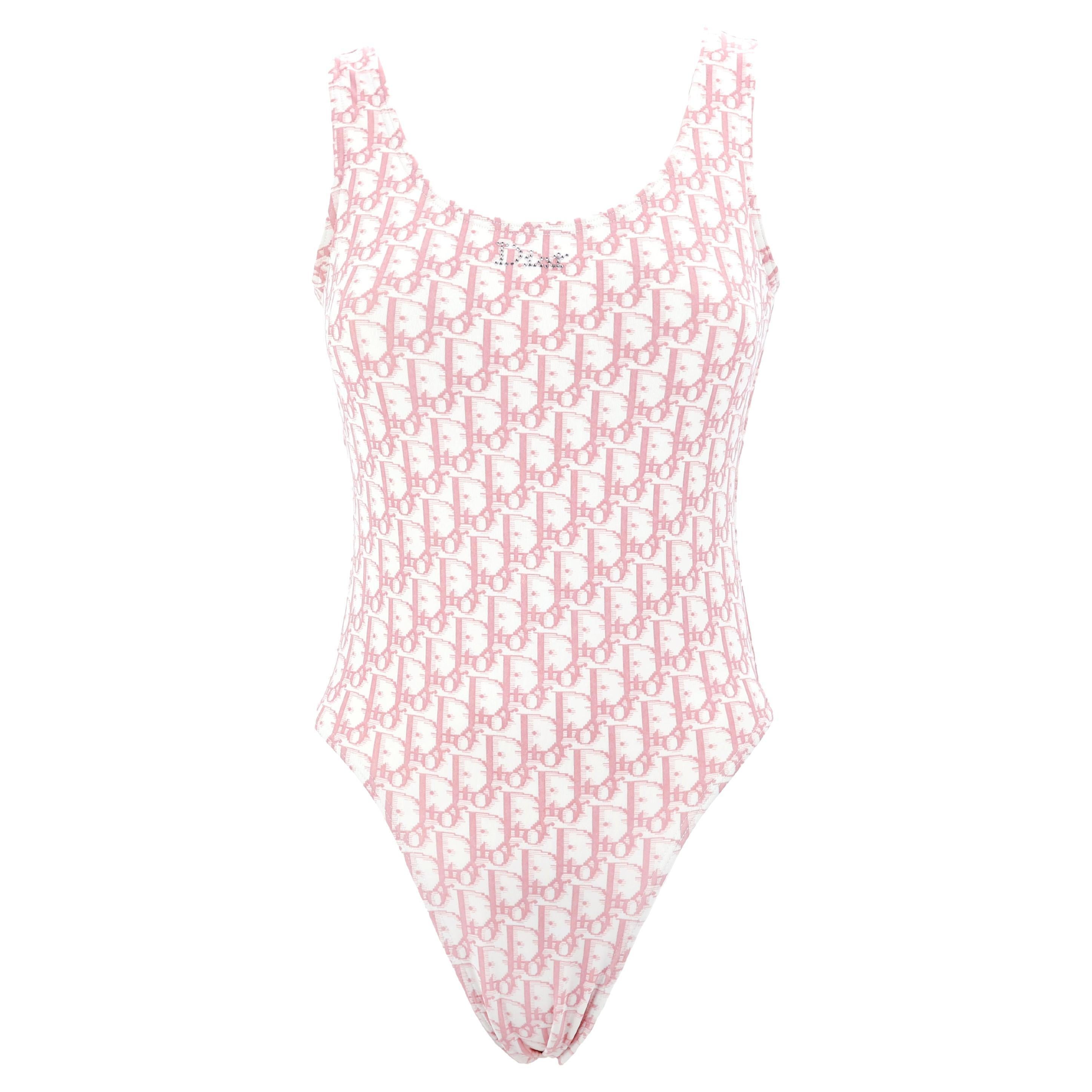 Christian Dior by John Galliano Pink Diorissimo Swimsuit