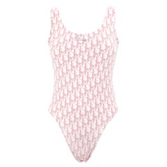Vintage Christian Dior by John Galliano Pink Diorissimo Swimsuit