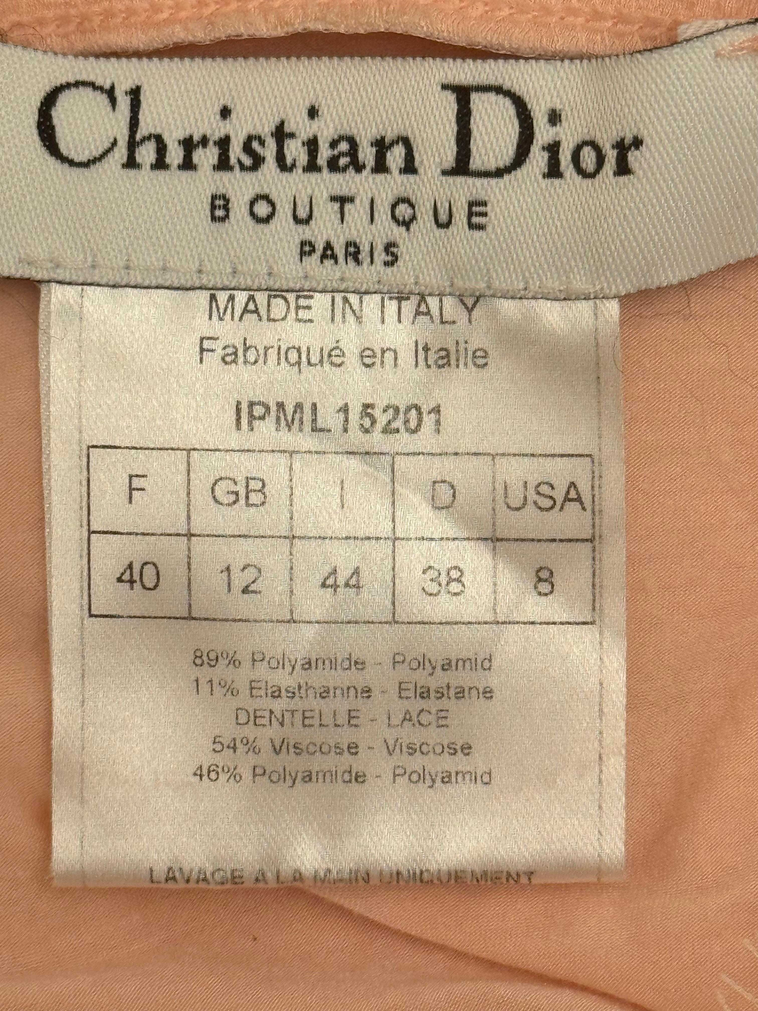 Women's or Men's Christian Dior by John Galliano pink Marie Antoinette top For Sale
