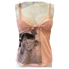 Christian Dior by John Galliano pink Marie Antoinette top