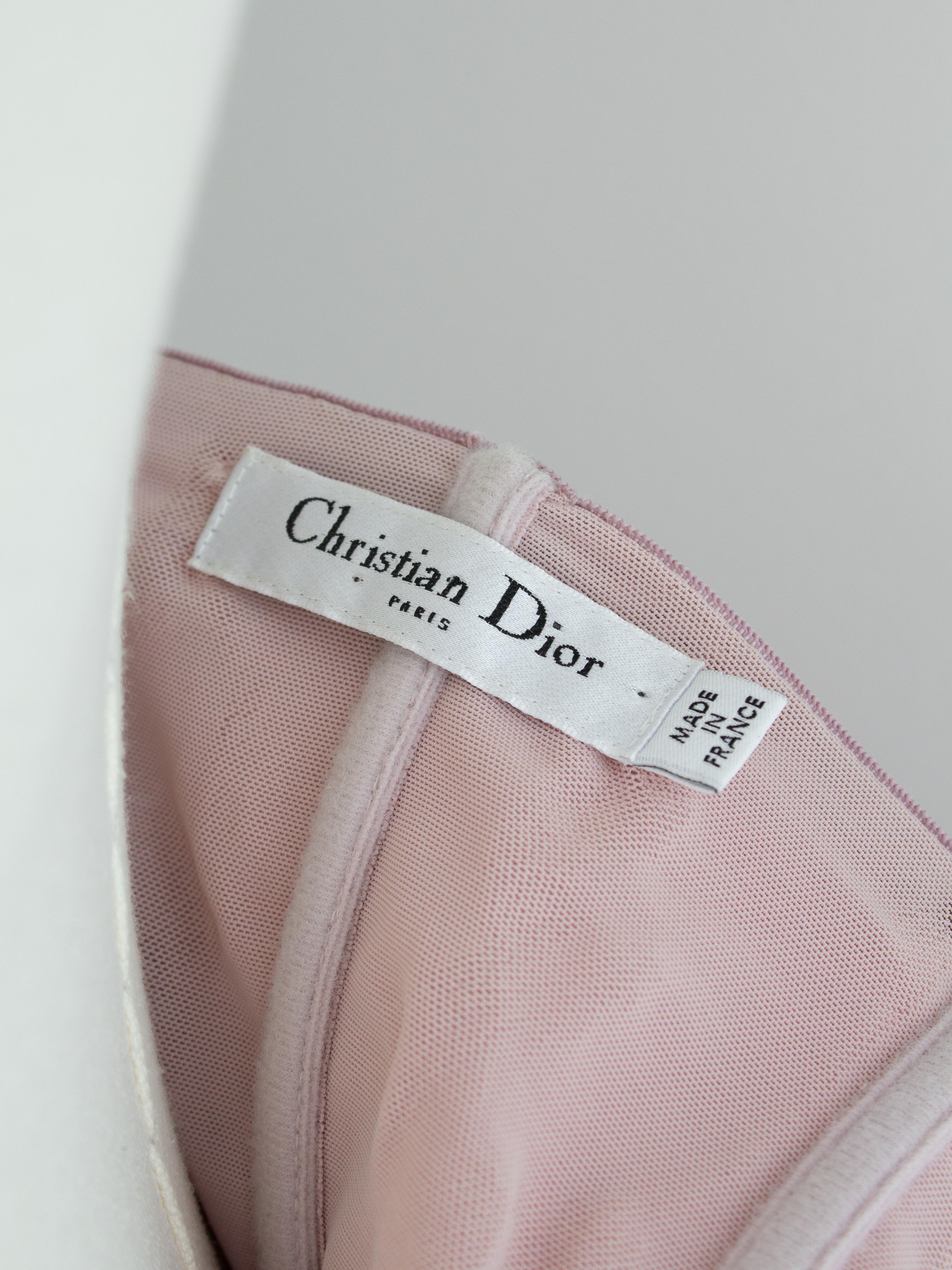 Christian Galliano for Christian Dior Pre-Fall 2008 Abito in seta rosa lavanda in vendita 9