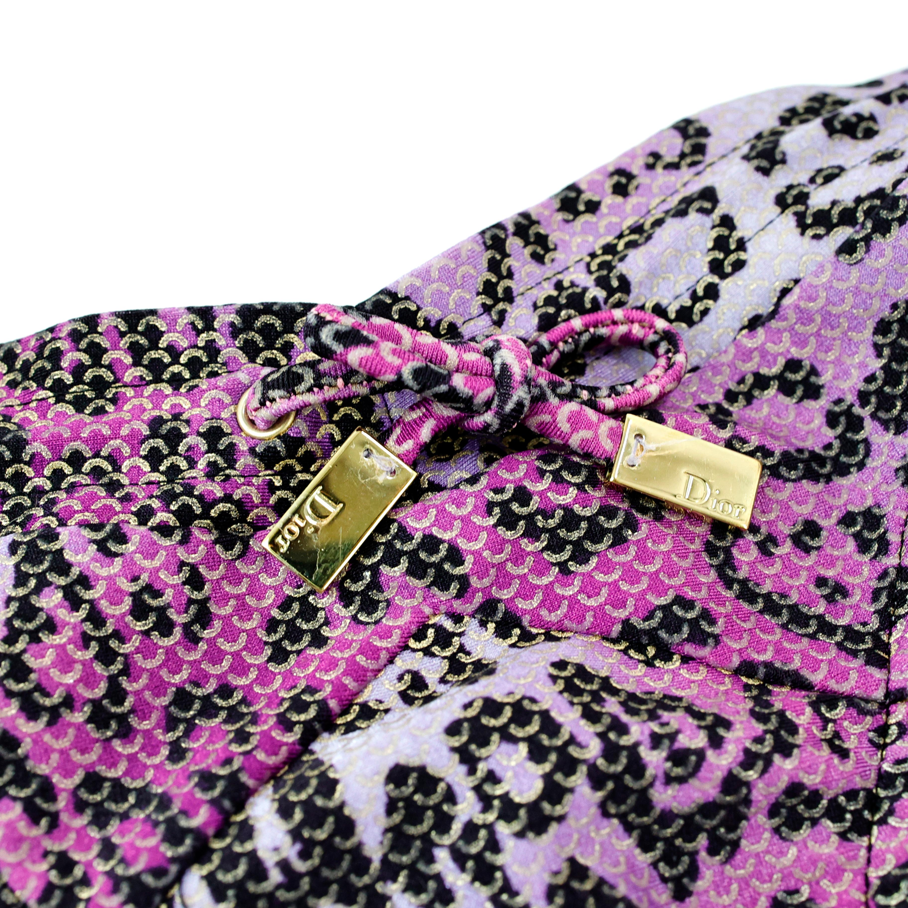 Christian Dior by John Galliano 2004 Purple Cheetah Binikini For Sale 1
