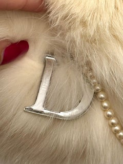 Christian Dior by John Galliano rare 2004 collection fox fur scarf collar
