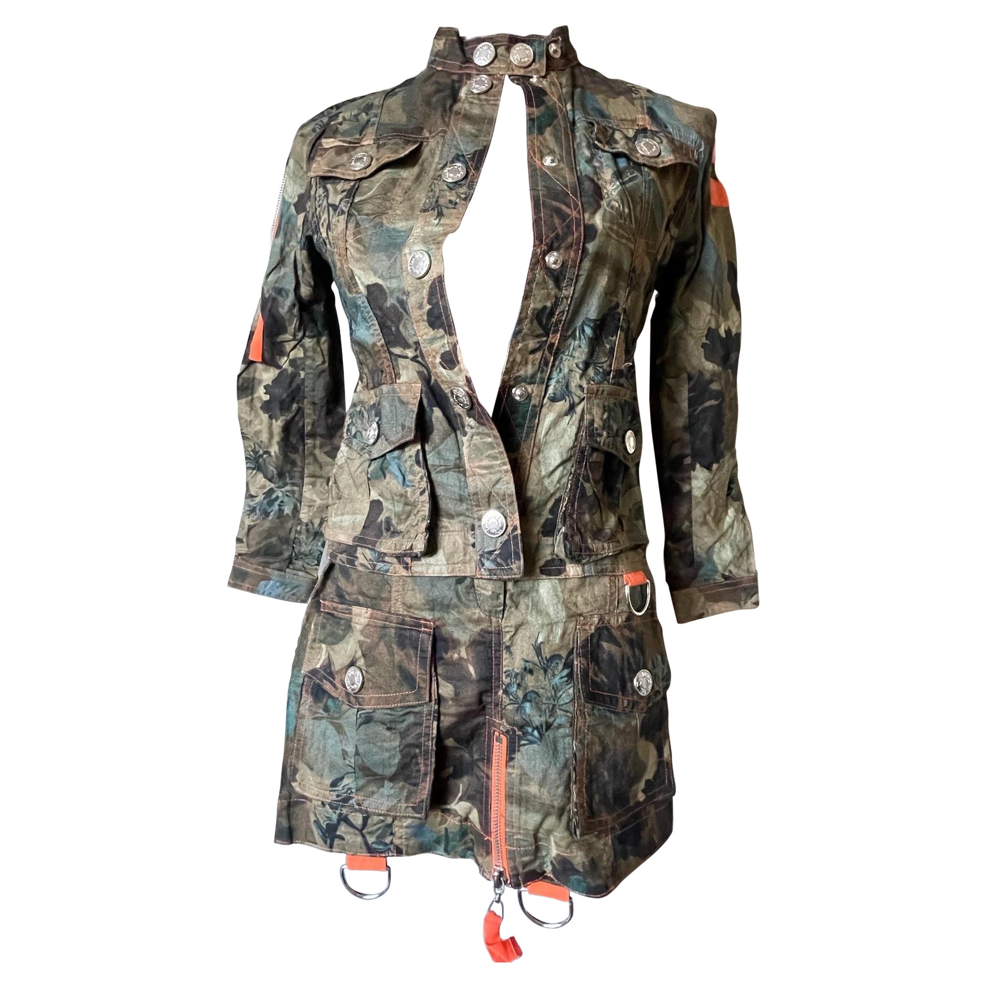 Christian Dior by John Galliano – Rare Children’s Camouflage Set  2000s For Sale
