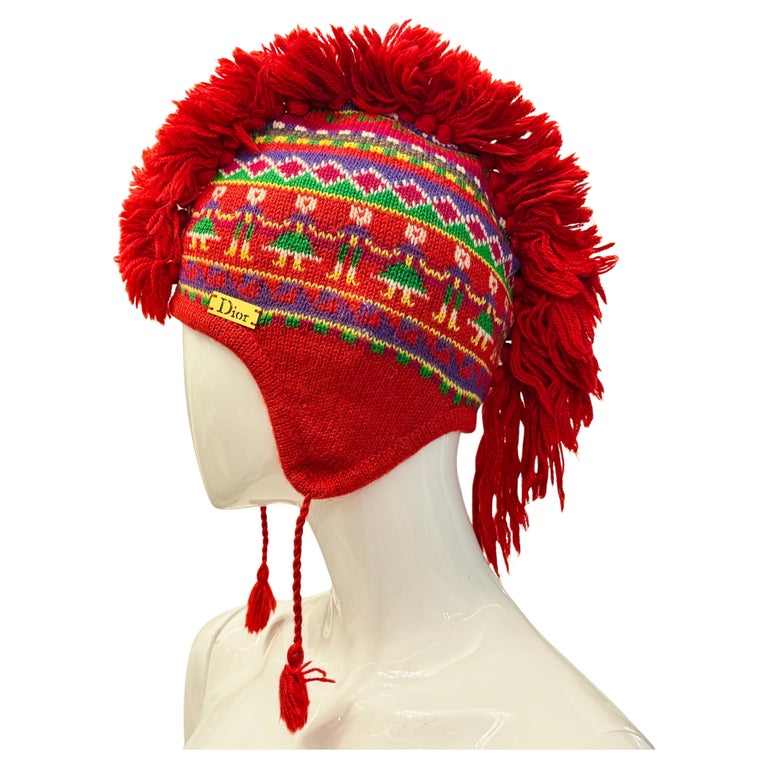 Christian Dior by John Galliano Rare F/W 2002 knit “Mohican  display picture 1