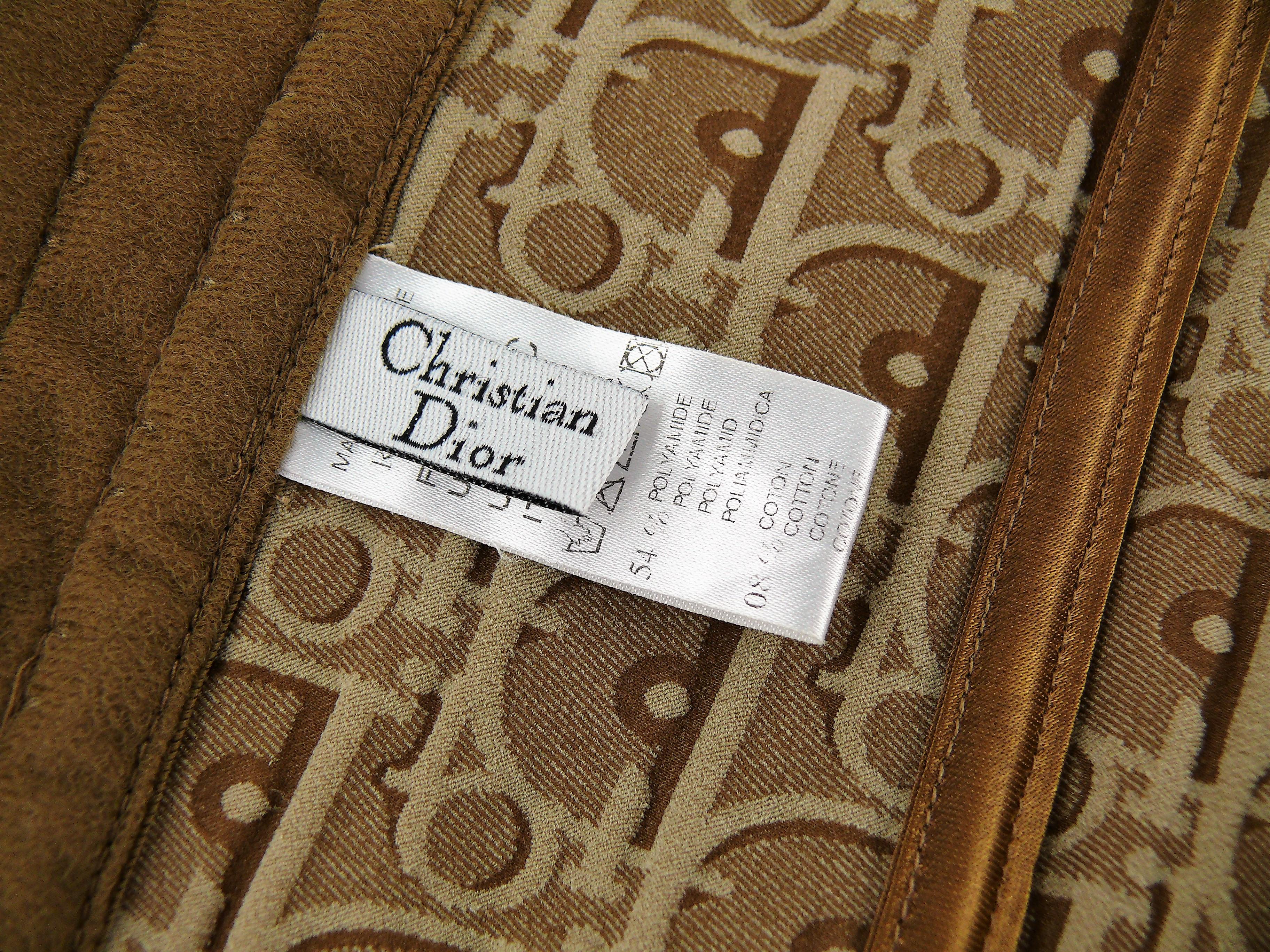 Christian Dior Rasta Monogramm Bustier Top US Größe 36C 5