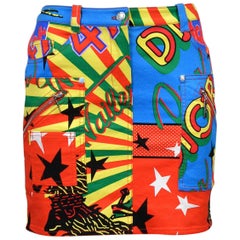 Christian Dior by John Galliano "Reggae" Print Mini Skirt 2003