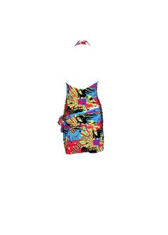Christian Dior by John Galliano Reggae Rastafari Marley Print Neckholder Dress