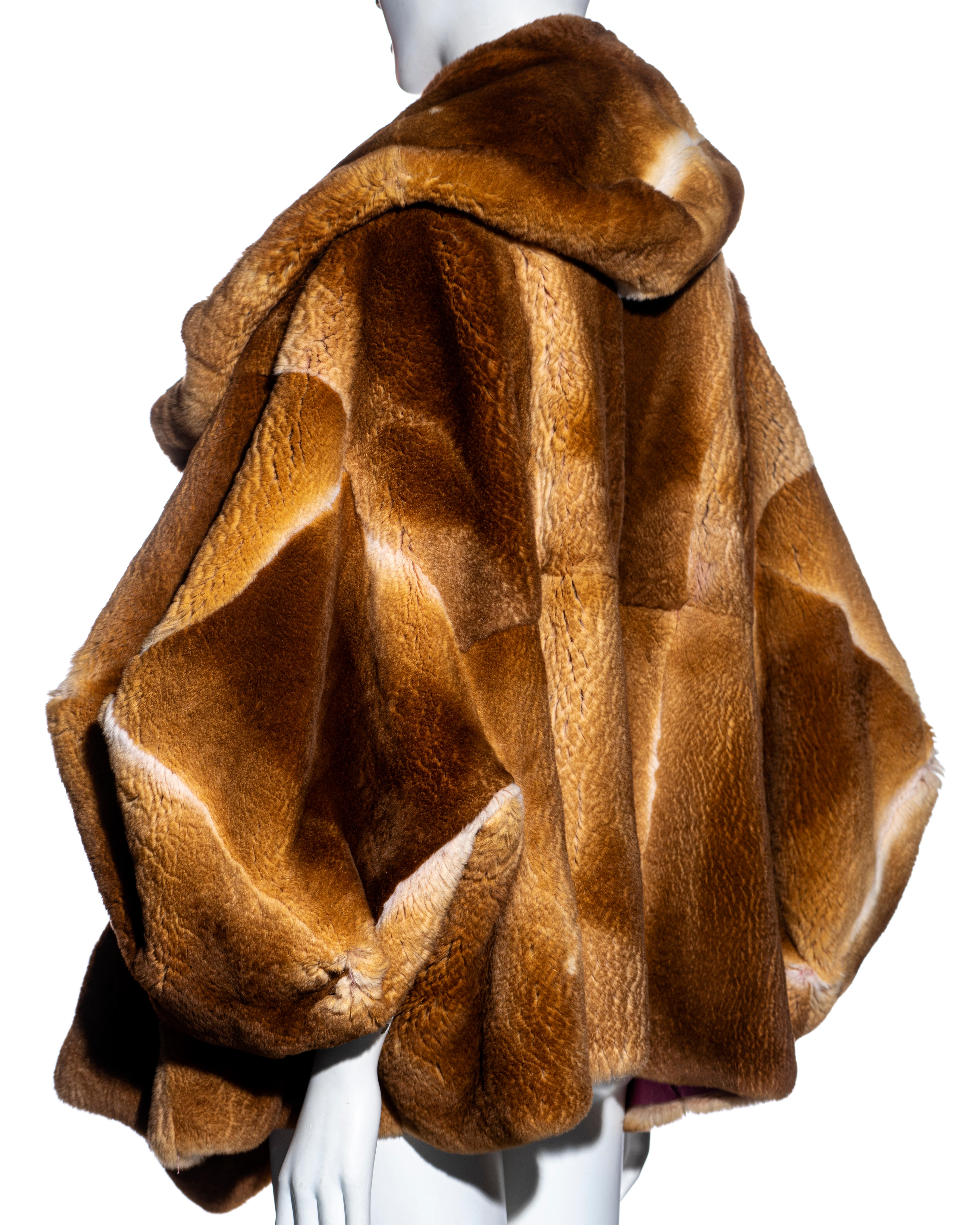 Christian Dior by John Galliano reversible oversized fur jacket, fw 2003 5