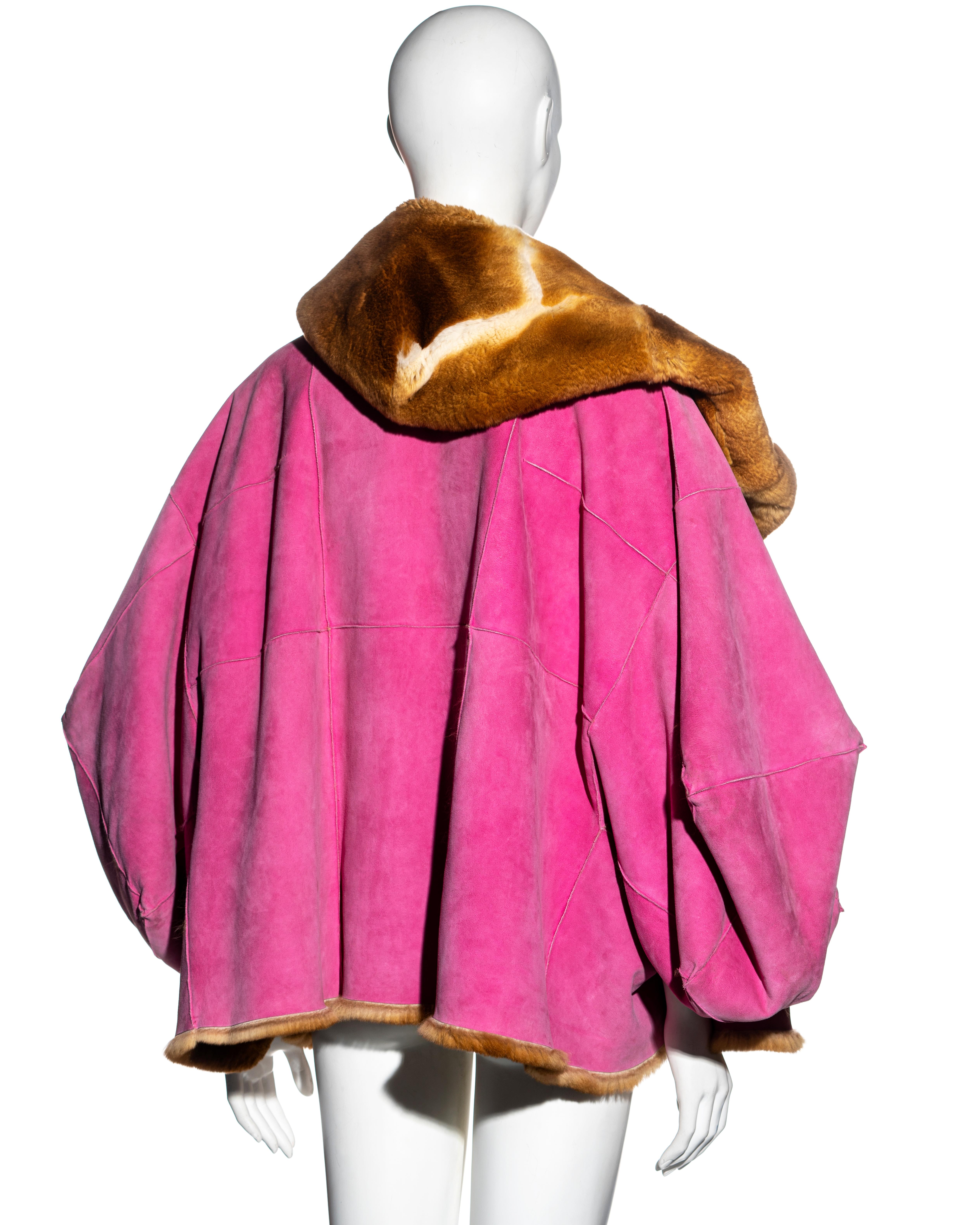 Christian Dior by John Galliano reversible oversized fur jacket, fw 2003 7