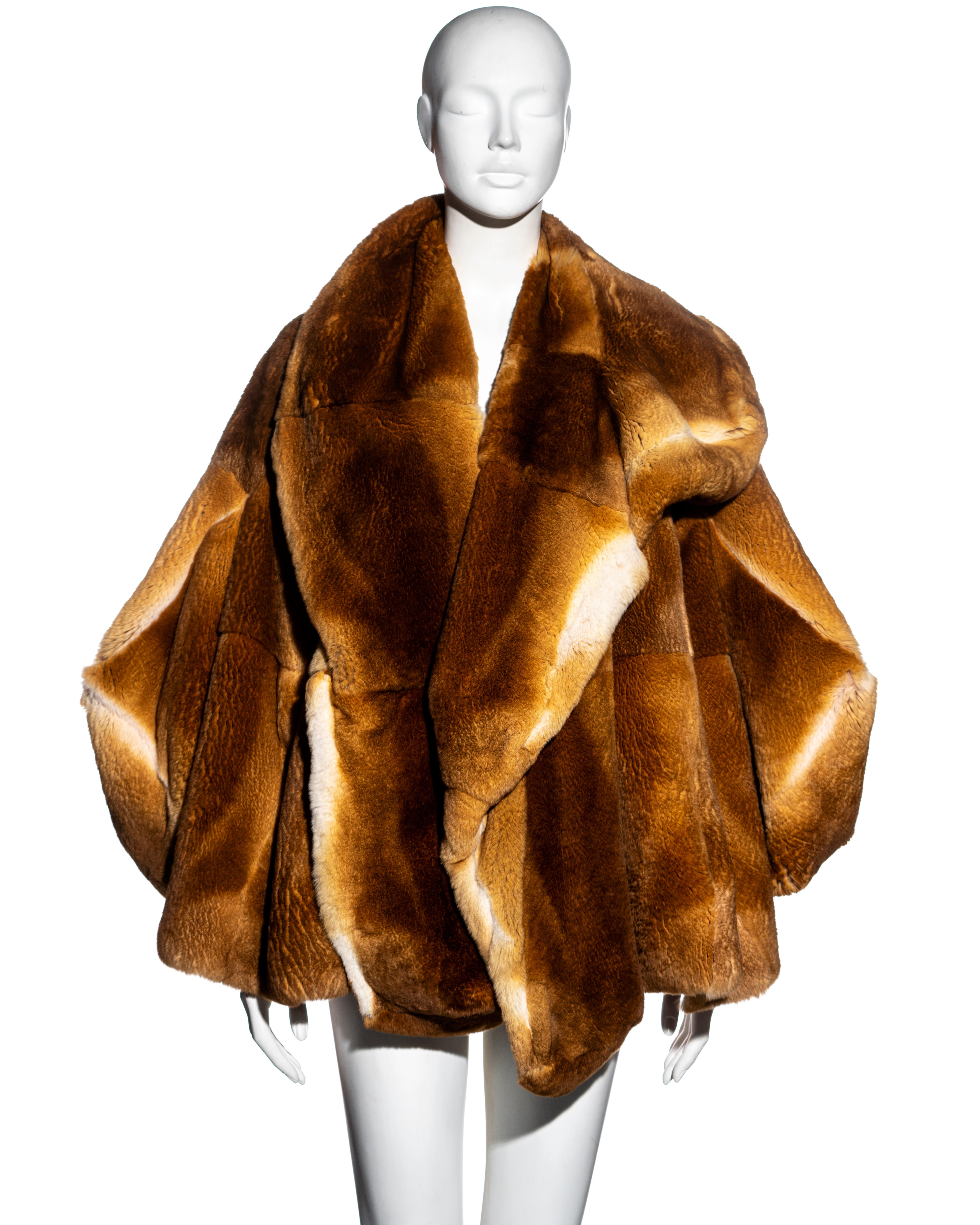 Christian Dior by John Galliano reversible oversized fur jacket, fw 2003 In Excellent Condition In London, GB