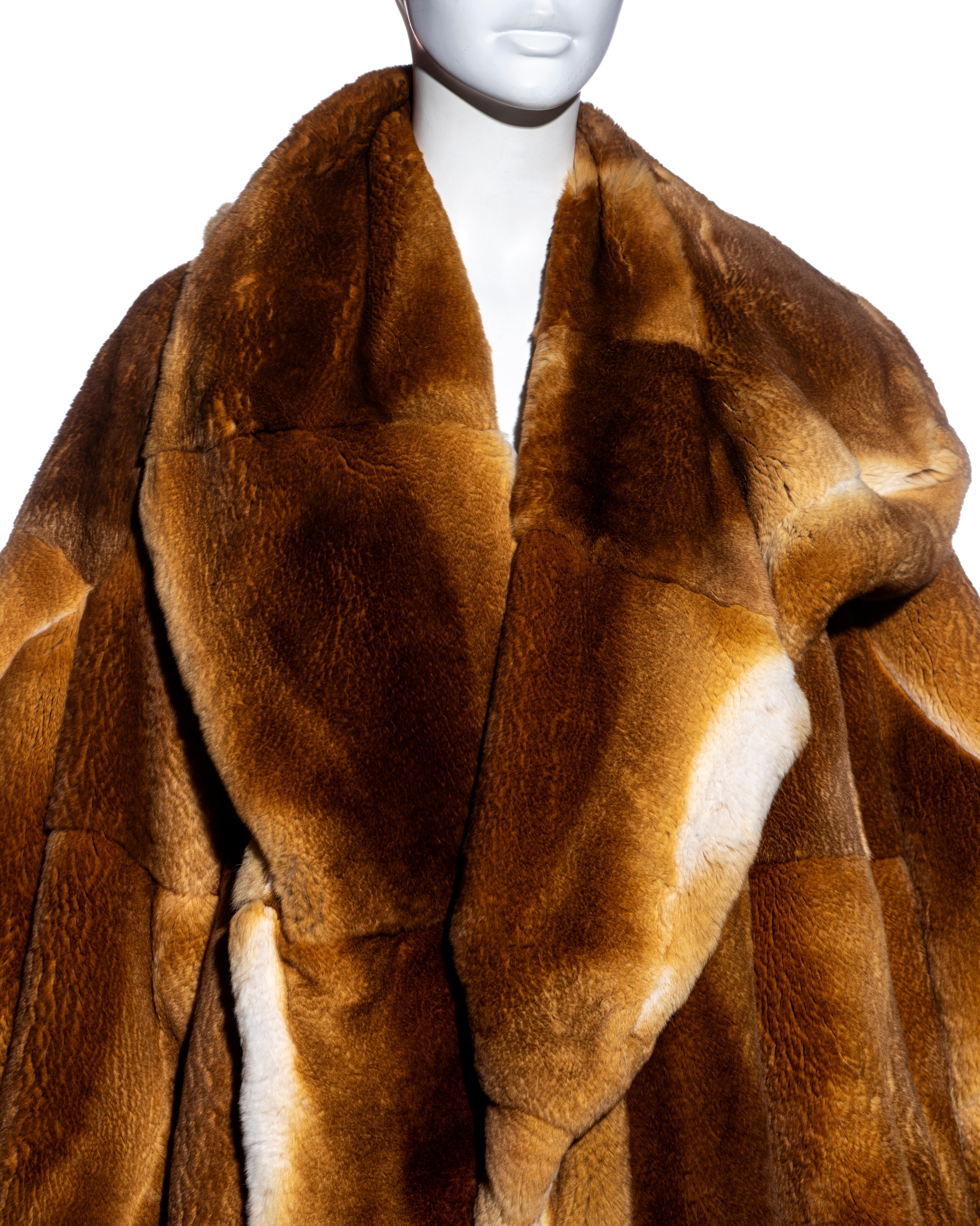 Christian Dior by John Galliano reversible oversized fur jacket, fw 2003 1
