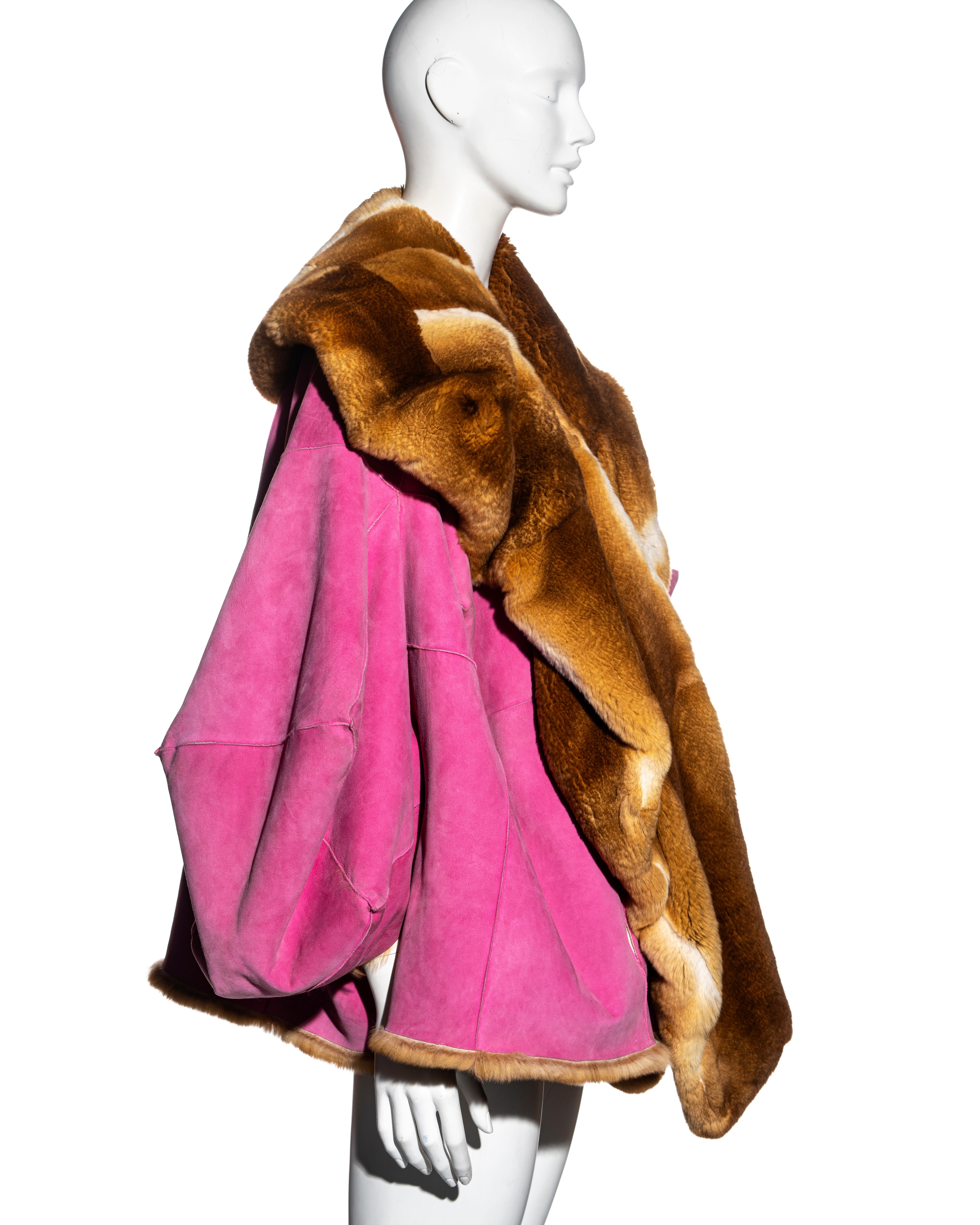 Christian Dior by John Galliano reversible oversized fur jacket, fw 2003 3