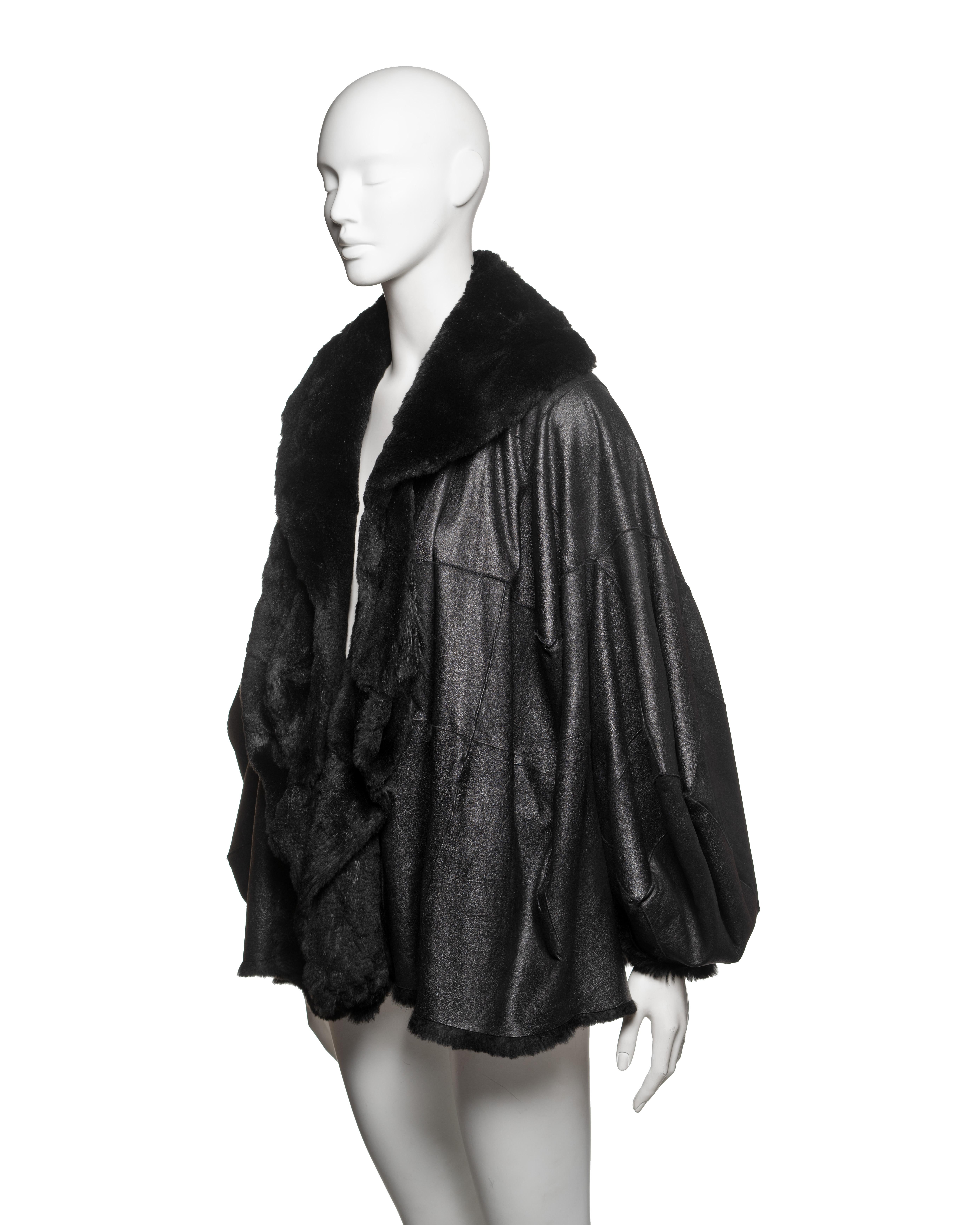 Christian Dior by John Galliano Reversible Patchwork Fur Coat, FW 2003 For Sale 7