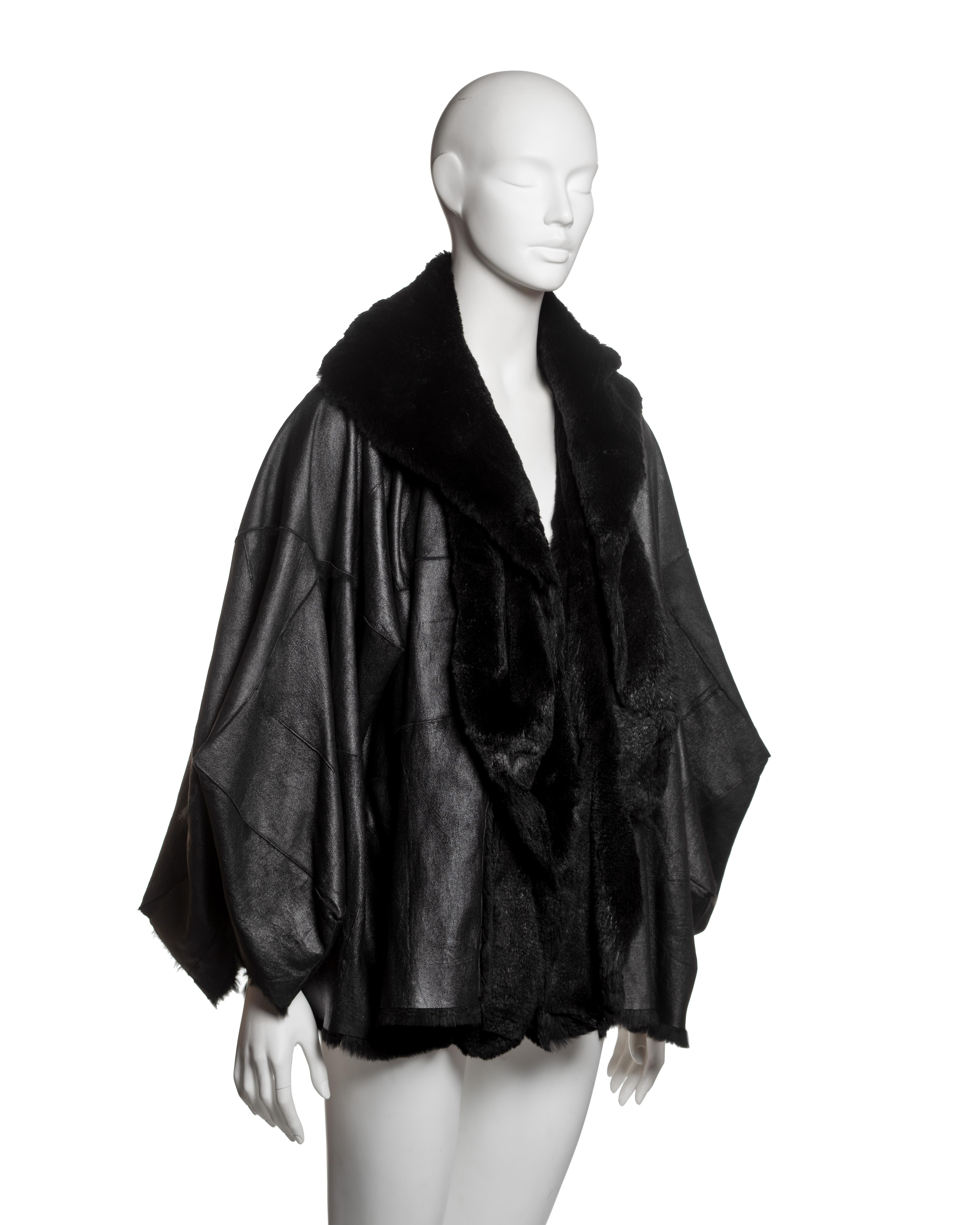 Christian Dior by John Galliano Reversible Patchwork Fur Coat, FW 2003 For Sale 2
