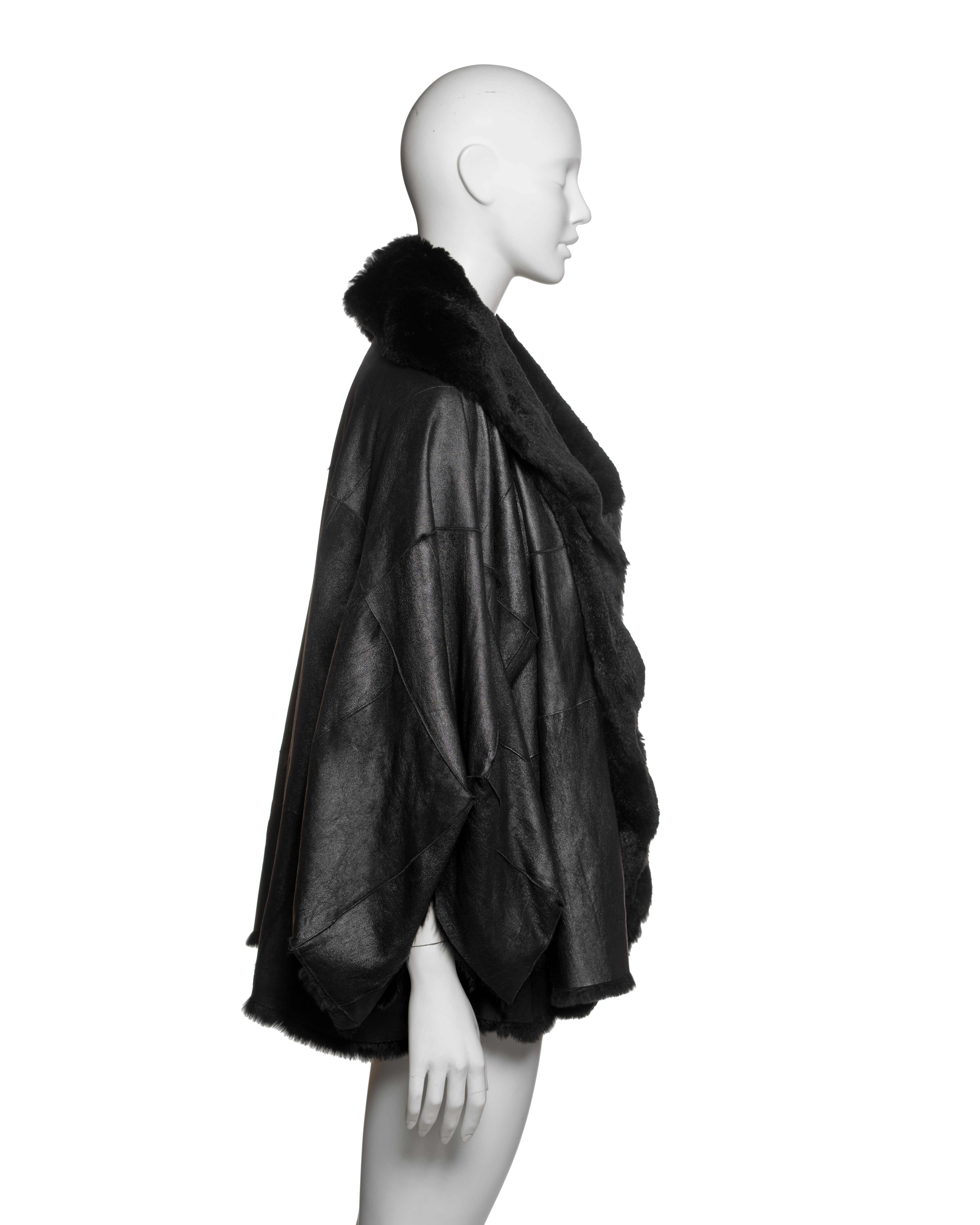 Christian Dior by John Galliano Reversible Patchwork Fur Coat, FW 2003 For Sale 3