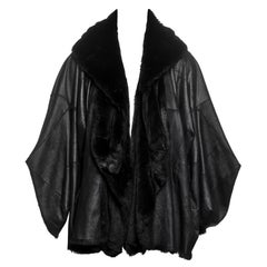 Manteau réversible en fourrure patchwork Christian Dior par John Galliano, FW 2003