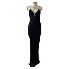 Christian Dior by John Galliano Vestido de seda con pedrería, circa 2002