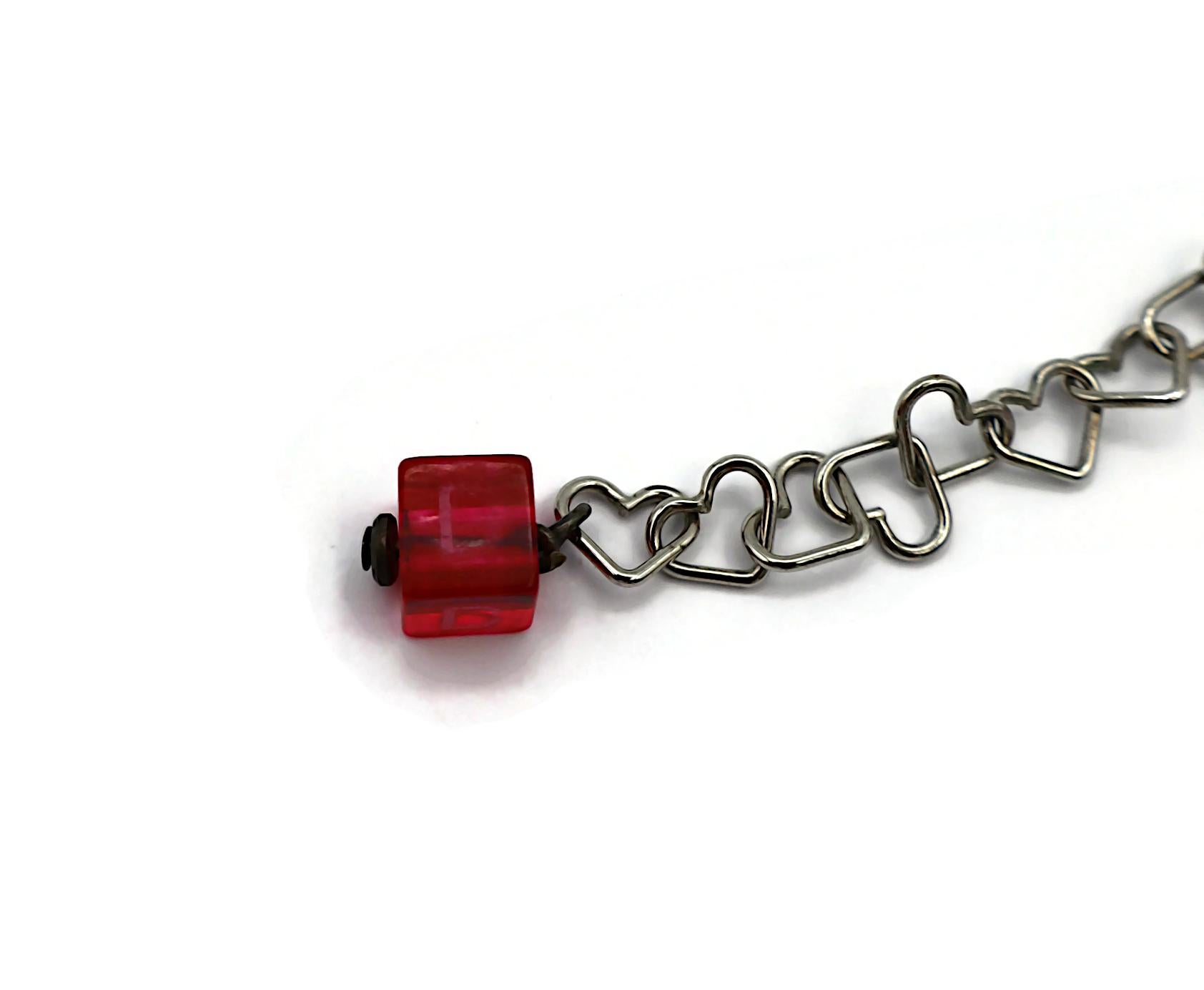 CHRISTIAN DIOR by JOHN GALLIANO Runway Candy Strawberries Necklace, Spring 2005 in vendita 12