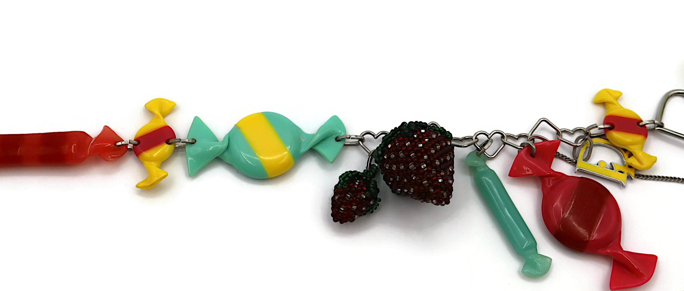 CHRISTIAN DIOR by JOHN GALLIANO Runway Candy Strawberries Necklace, Spring 2005 in vendita 3