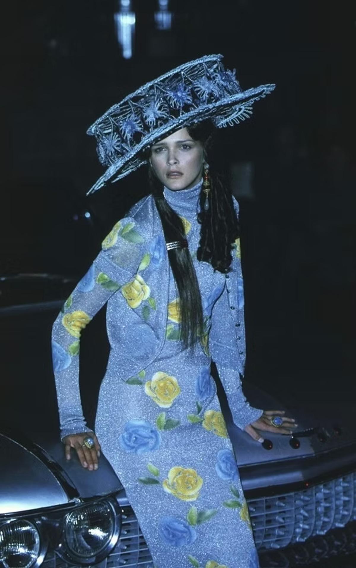 Abito da passerella di John Galliano for Christian Dior, A/I 1998 In condizioni buone in vendita a Norwich, GB
