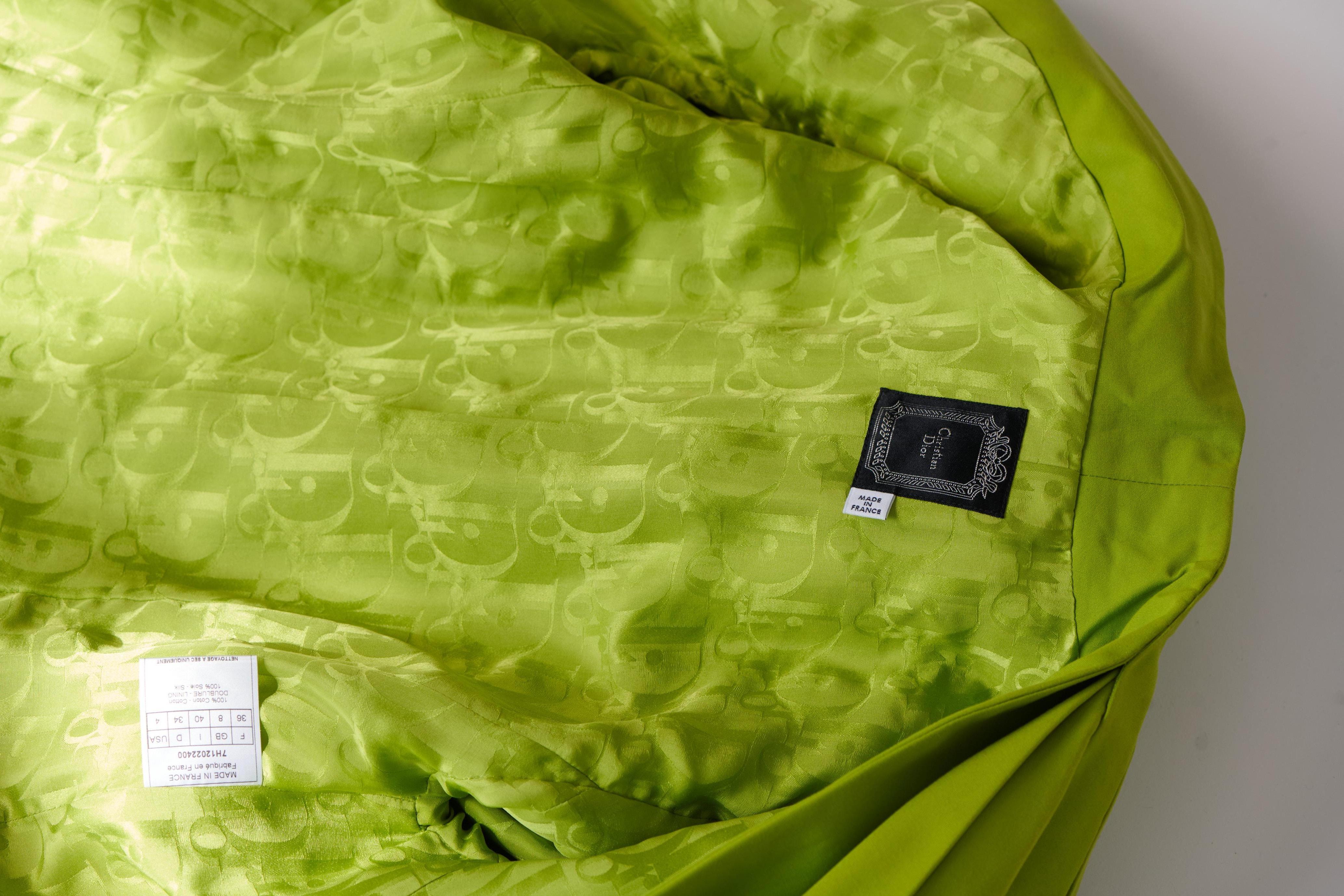 Christian Dior By John Galliano Runway Origami Lily Flower Cotton Jacket, FW2007 For Sale 13
