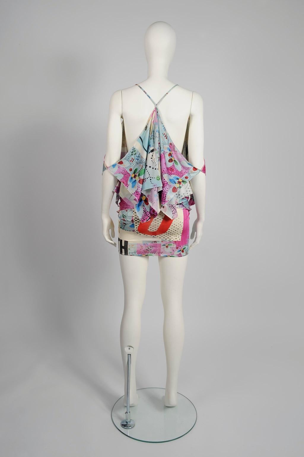 Christian Dior By John Galliano Runway Ruffled Mini Dress, Spring-Summer 2003 5