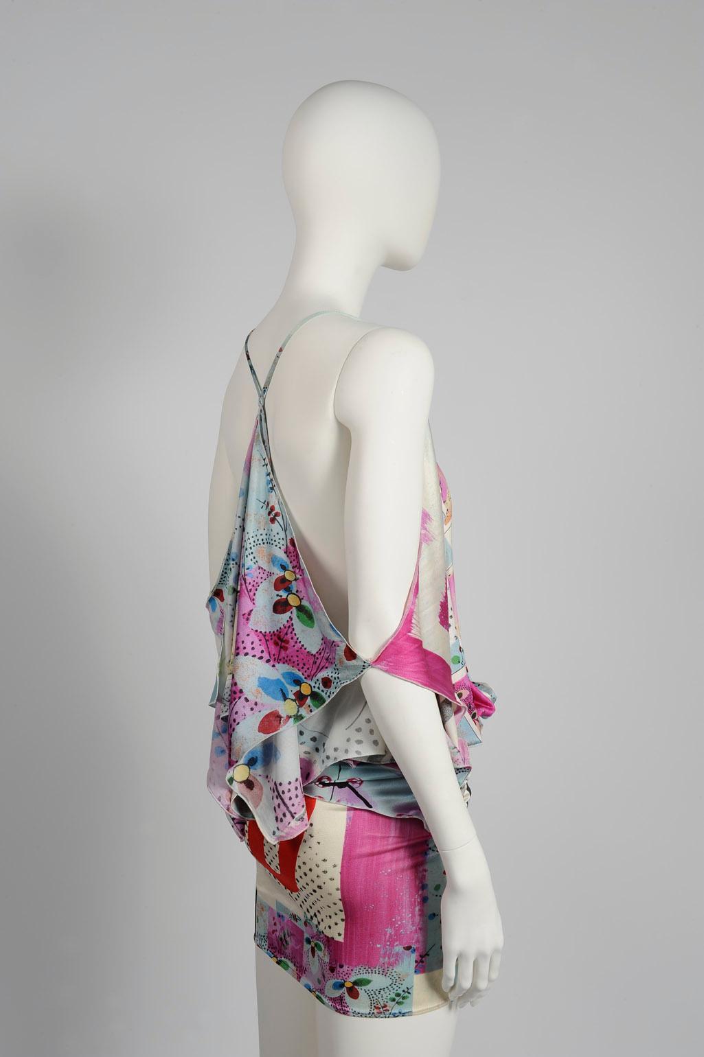 Christian Dior By John Galliano Runway Ruffled Mini Dress, Spring-Summer 2003 4