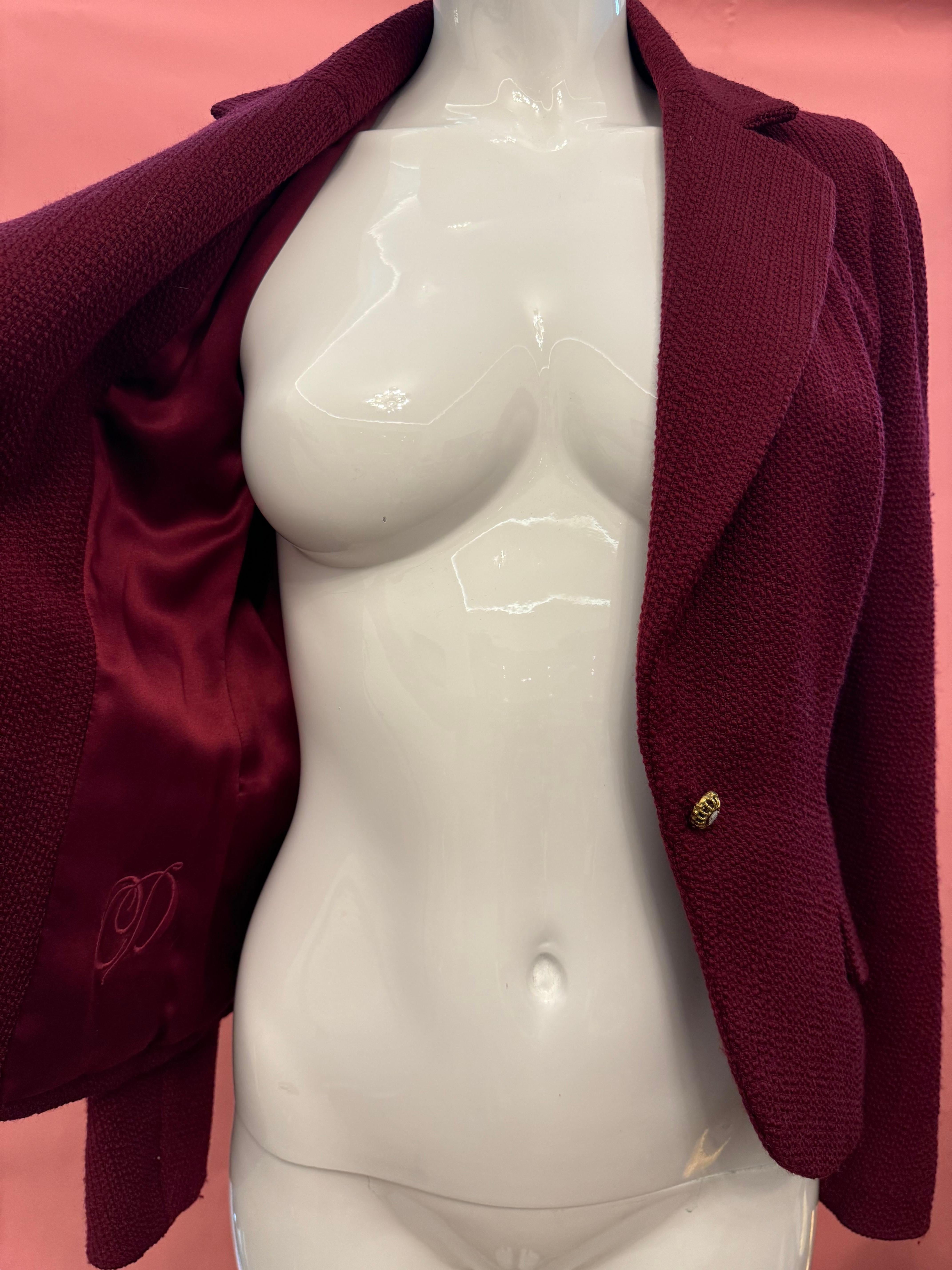 Christian Dior by JOHN GALLIANO S/S 1998 Tweed-Jacke für Damen oder Herren im Angebot