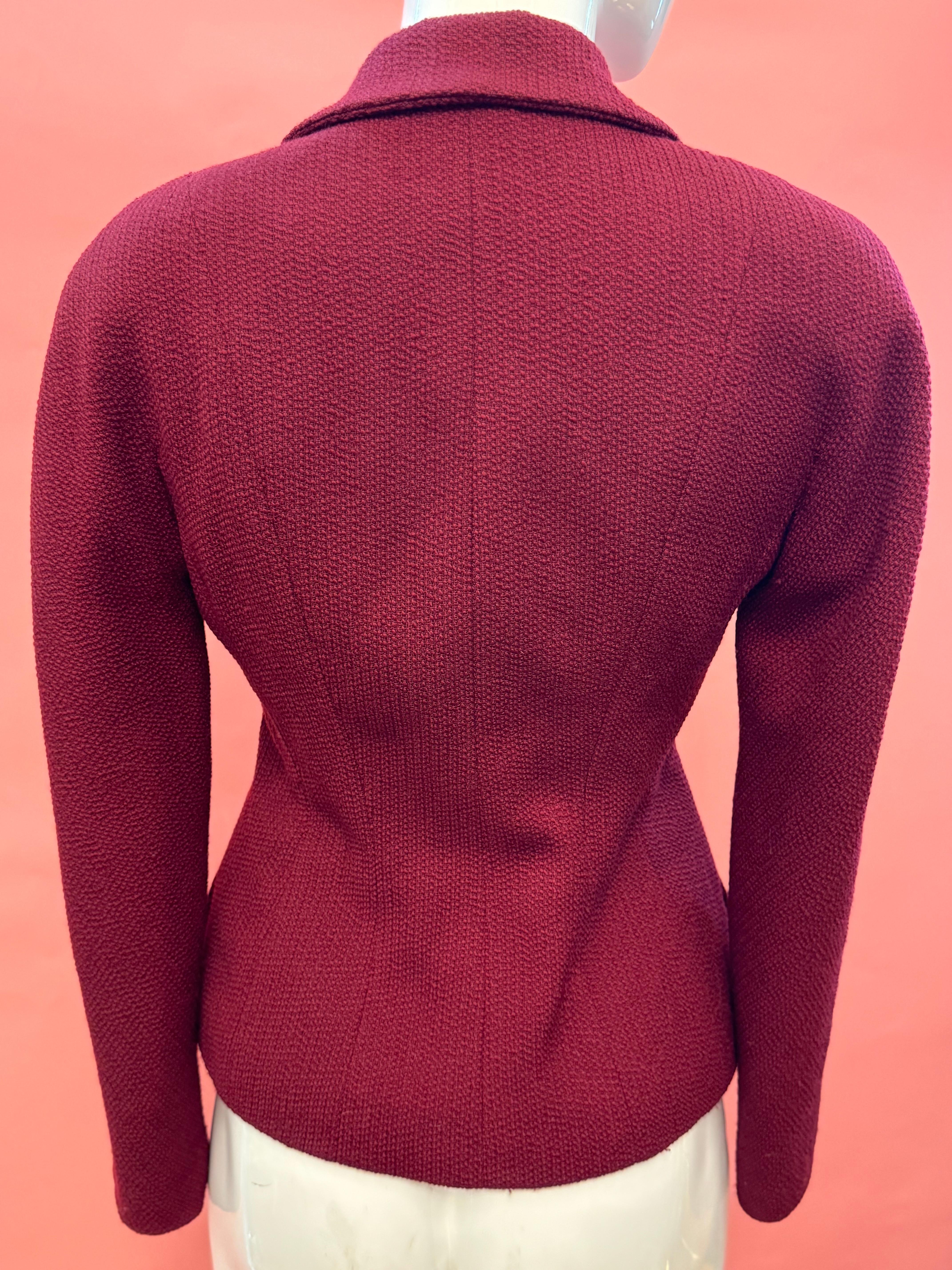 Christian Dior by JOHN GALLIANO S/S 1998 Tweed-Jacke im Angebot 1