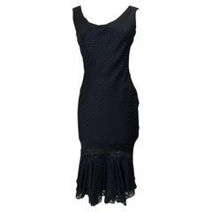 Christian Dior by John Galliano S/S 1999 Black Silk Knit Mermaid Dress