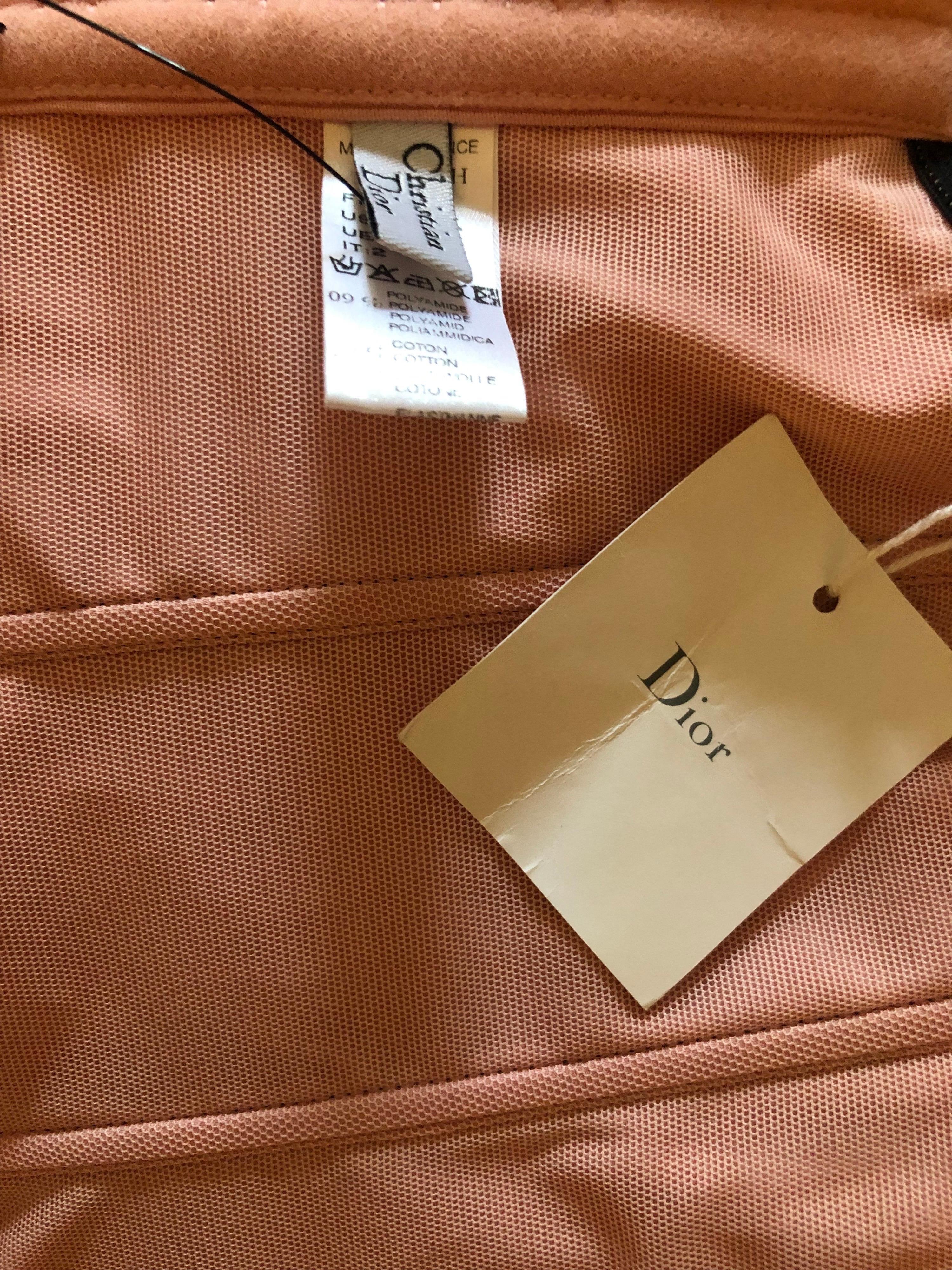 Christian Dior By John Galliano S/S 2002 Unworn Bustier Silk Pink Corset Top 4