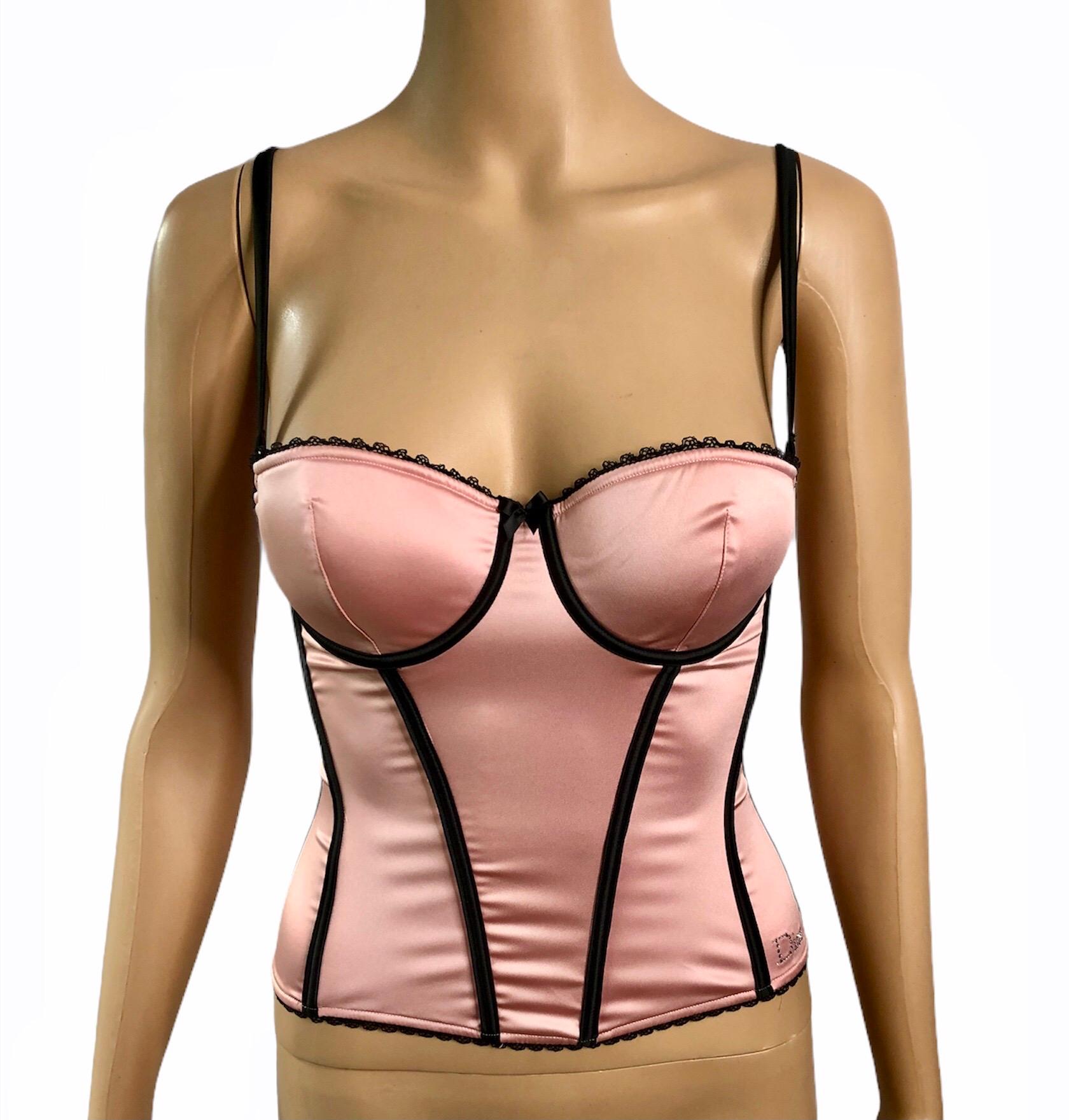 dior pink corset