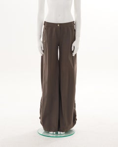 Christian Dior by John Galliano S/S 2004 "Hard Core" Collection Grey Cotton carg