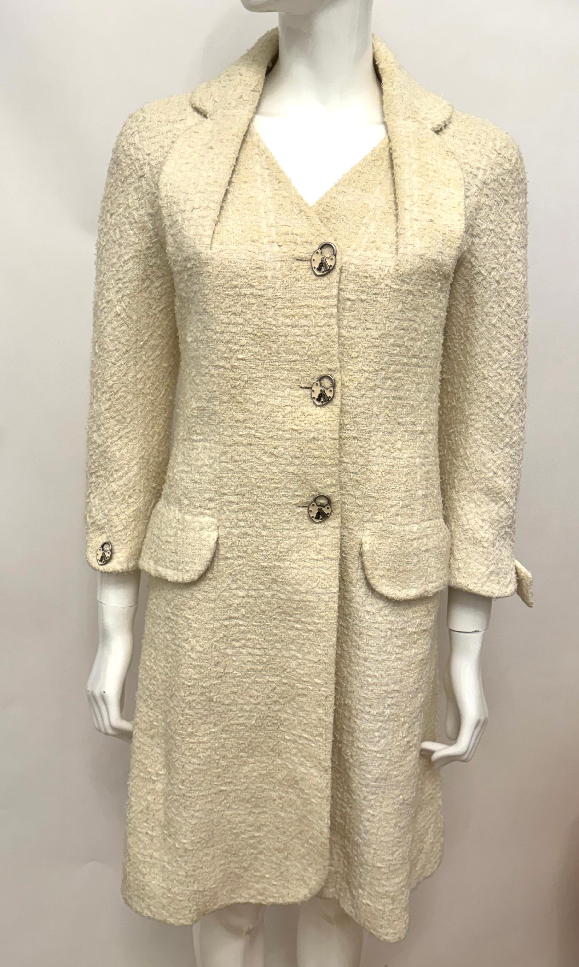 da uomo o donna Cappotto in tweed d'archivio John Galliano for Christian Dior P/E 2005 in vendita