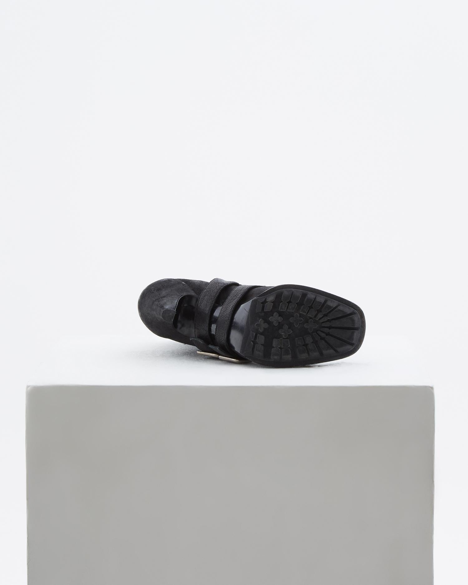 Christian Dior by John Galliano S/S 2010 Schwarze Lederstiefeletten im Zustand „Hervorragend“ im Angebot in Milano, IT