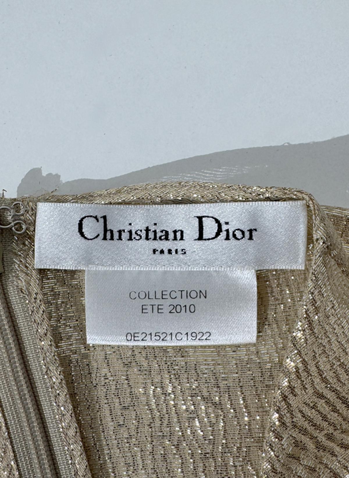 CHRISTIAN DIOR By JOHN GALLIANO P/E 2010 Campione raro dello showroom in vendita 3