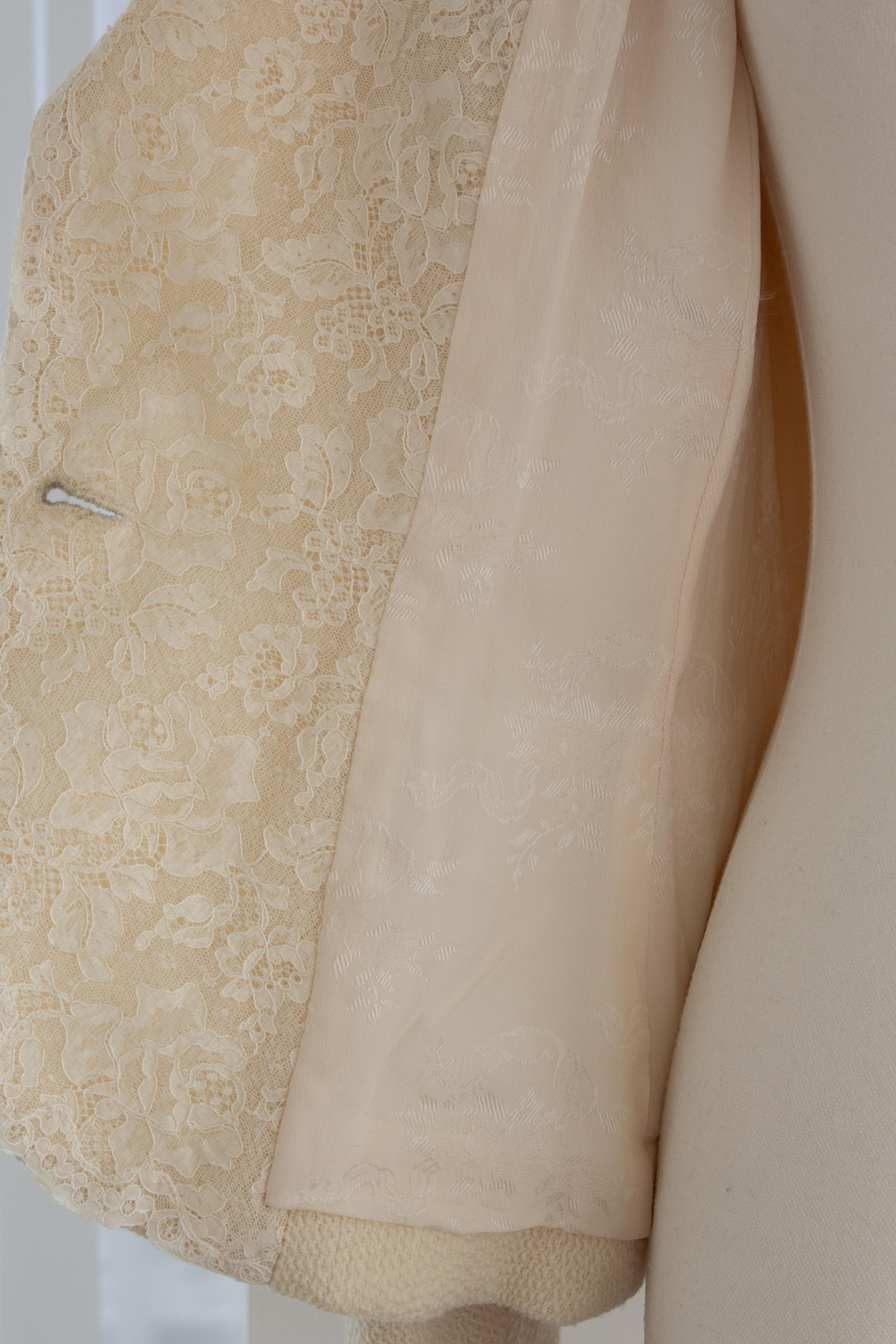 Christian Dior by John Galliano S/S1998 In a Boudoir Mood Lace Ivory Jacket im Angebot 9